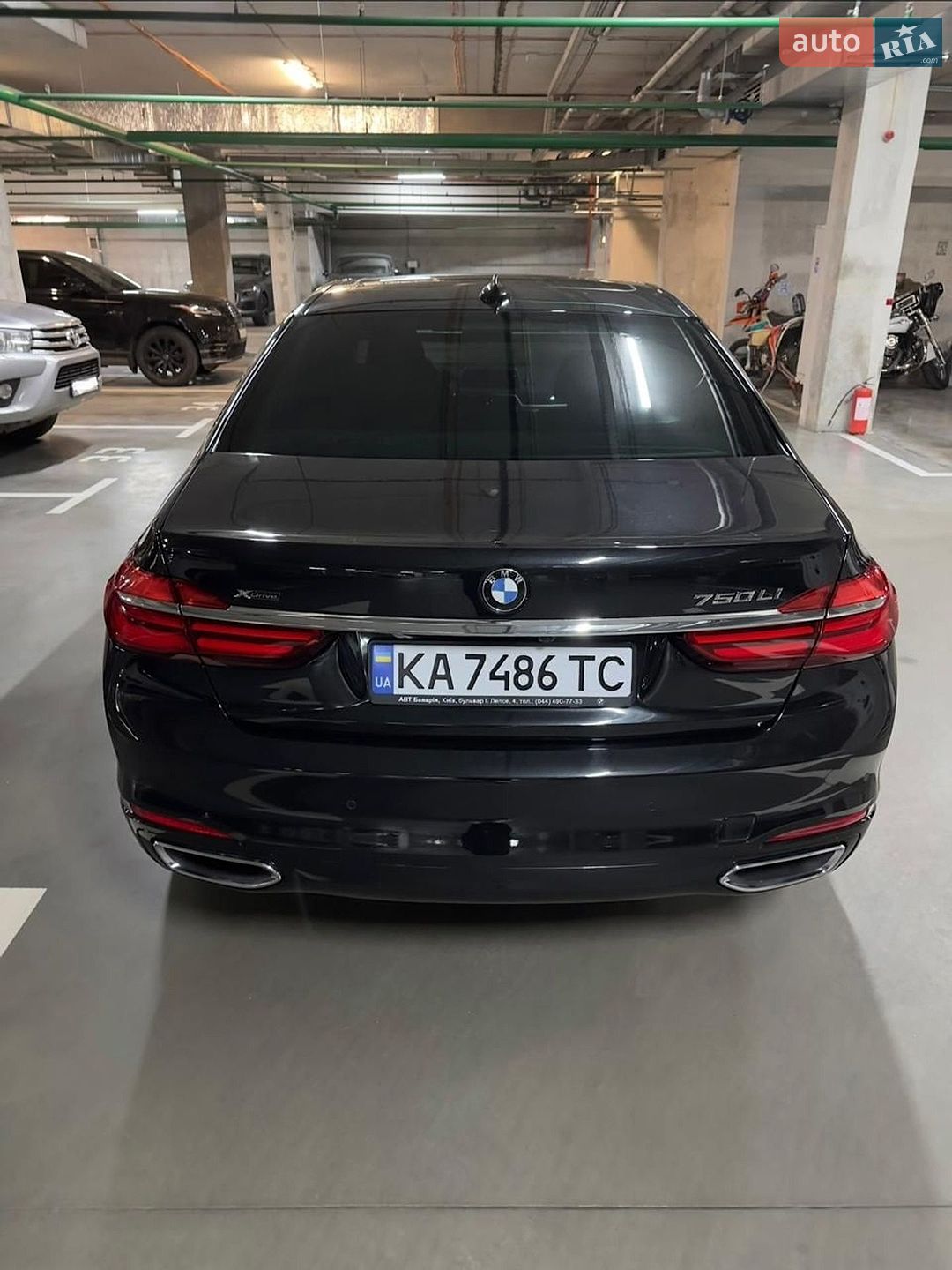 BMW 7 Series 2015 VIN WBA7F21040G382450 фото оголошення 4 з 43