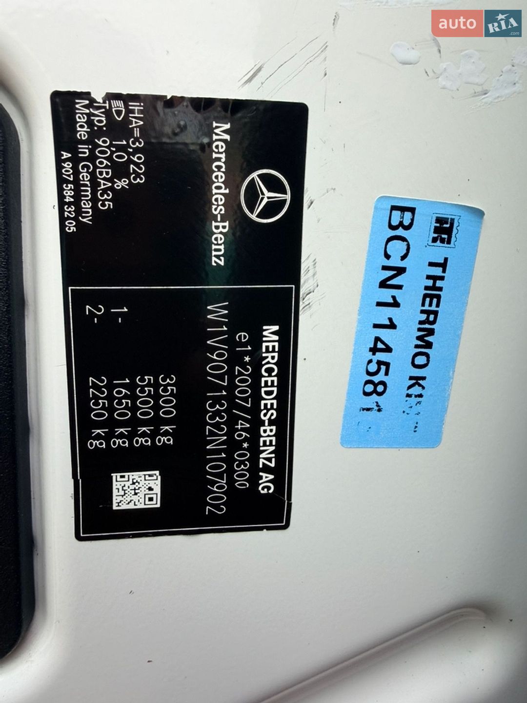 Mercedes-Benz Sprinter 2020 VIN W1V9071332N107902 фото оголошення 37 з 38