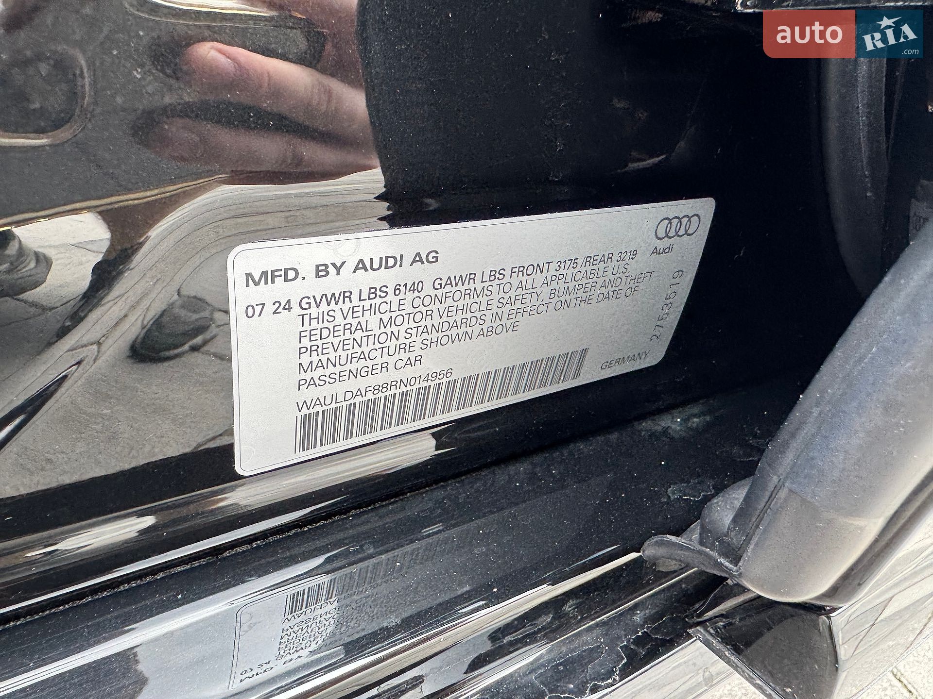 Audi A8 2024 VIN WAULDAF88RN014956 фото оголошення 47 з 49