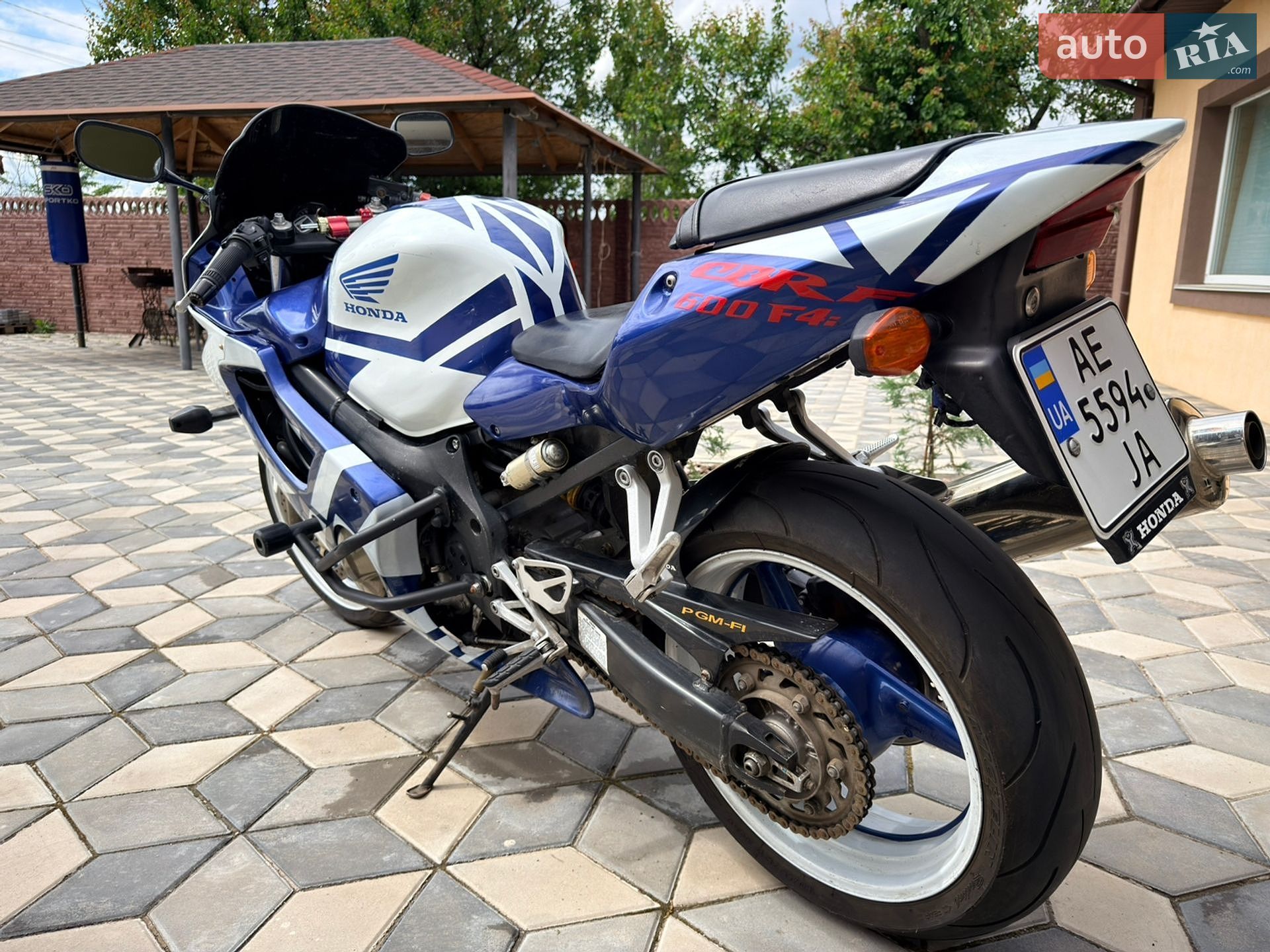 Honda CBR 600F 2002 VIN JH2PC35G12M302140 фото оголошення 12 з 14