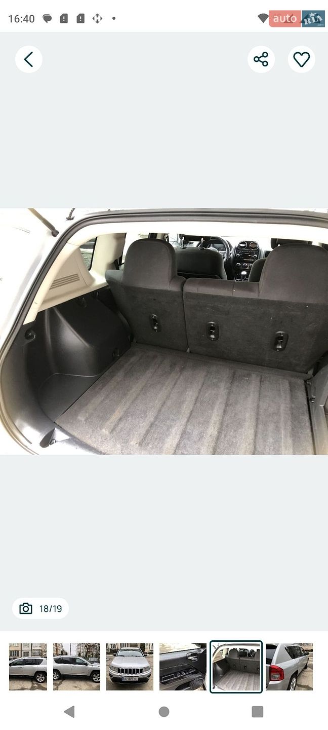 Jeep Compass 2011 VIN 1J4NF1FB8BD252099 фото оголошення 6 з 24