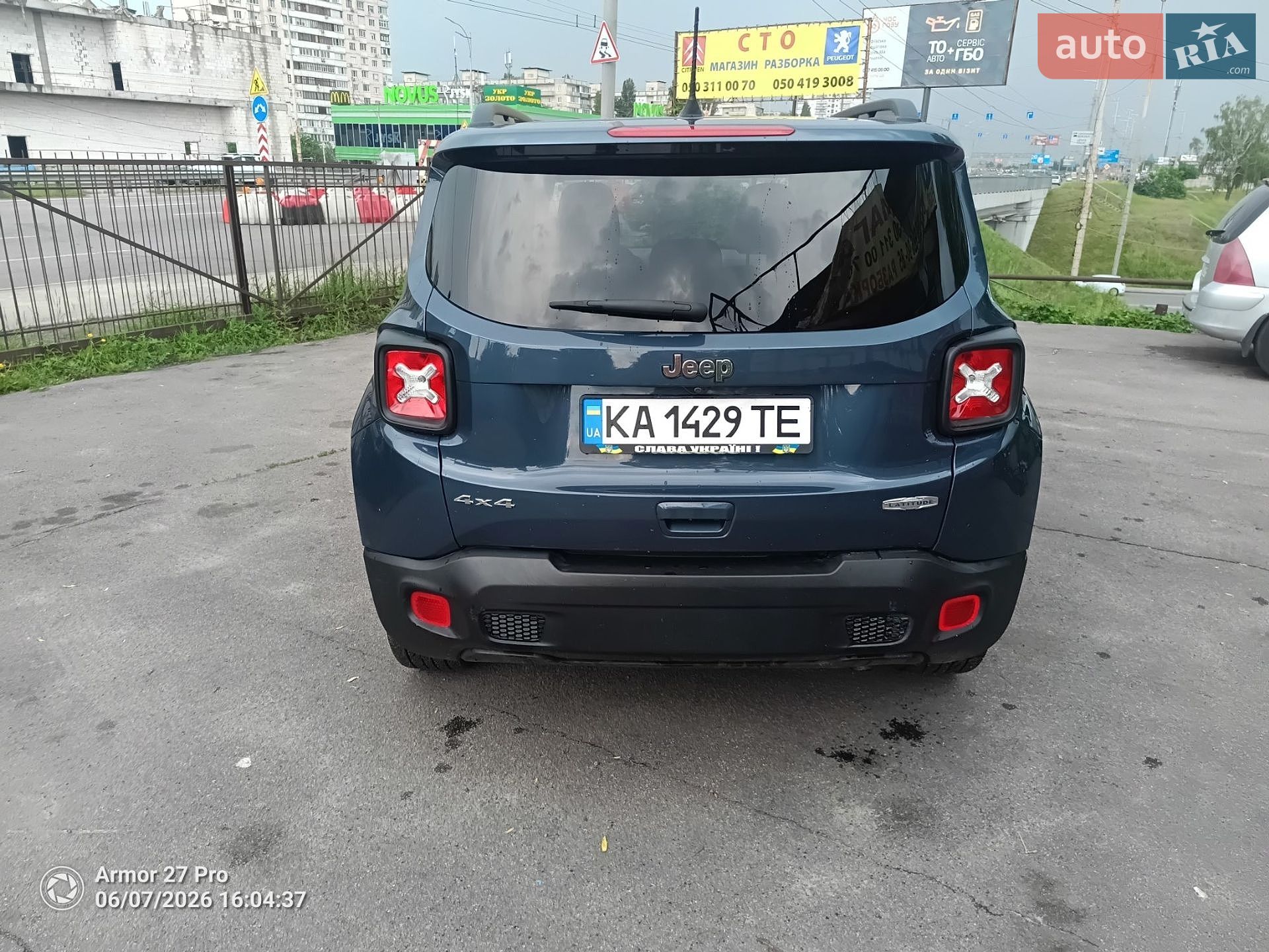 Jeep Renegade 2020 VIN ZACNJDBB0MPM39320 фото оголошення 2 з 11