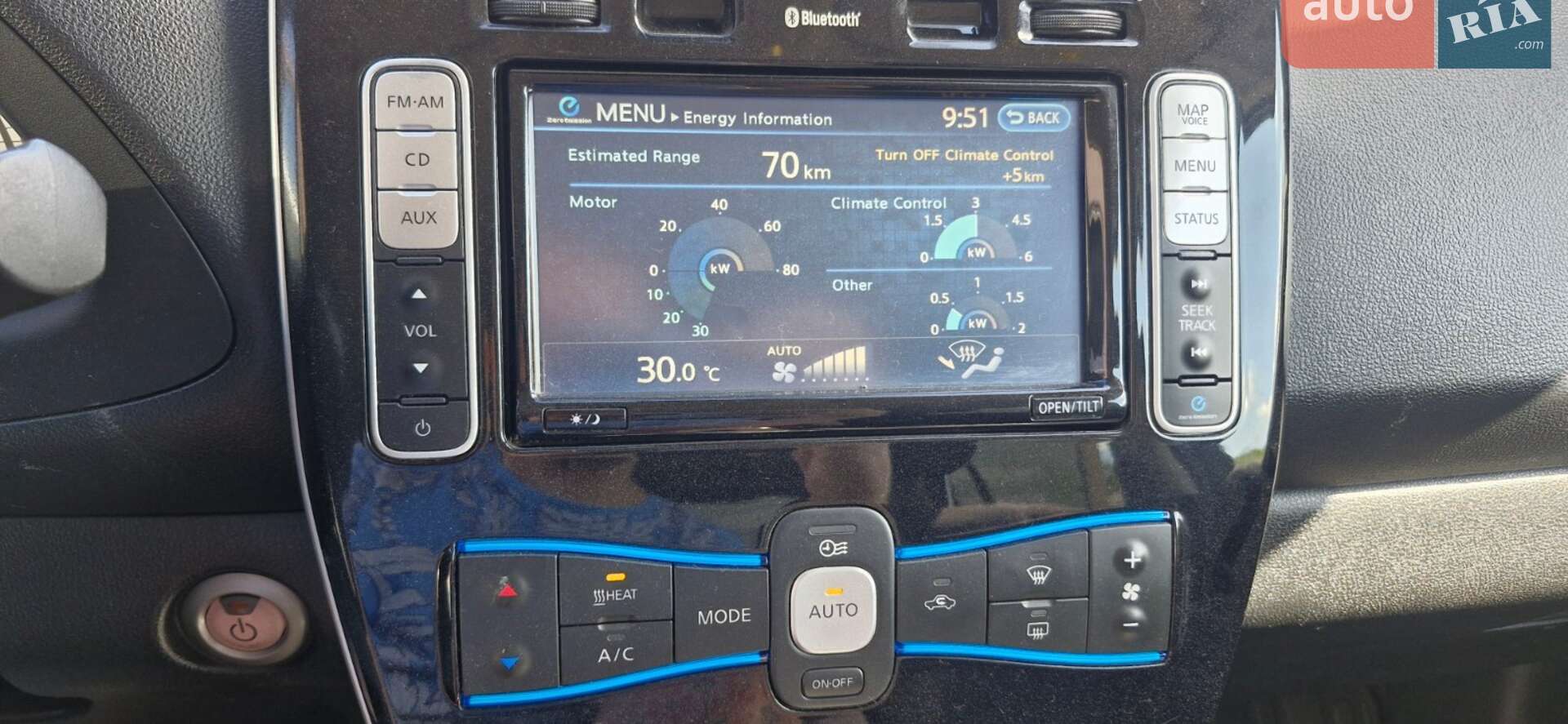 Nissan Leaf 2014 VIN SJNFAAZE0U6029570 фото оголошення 12 з 19