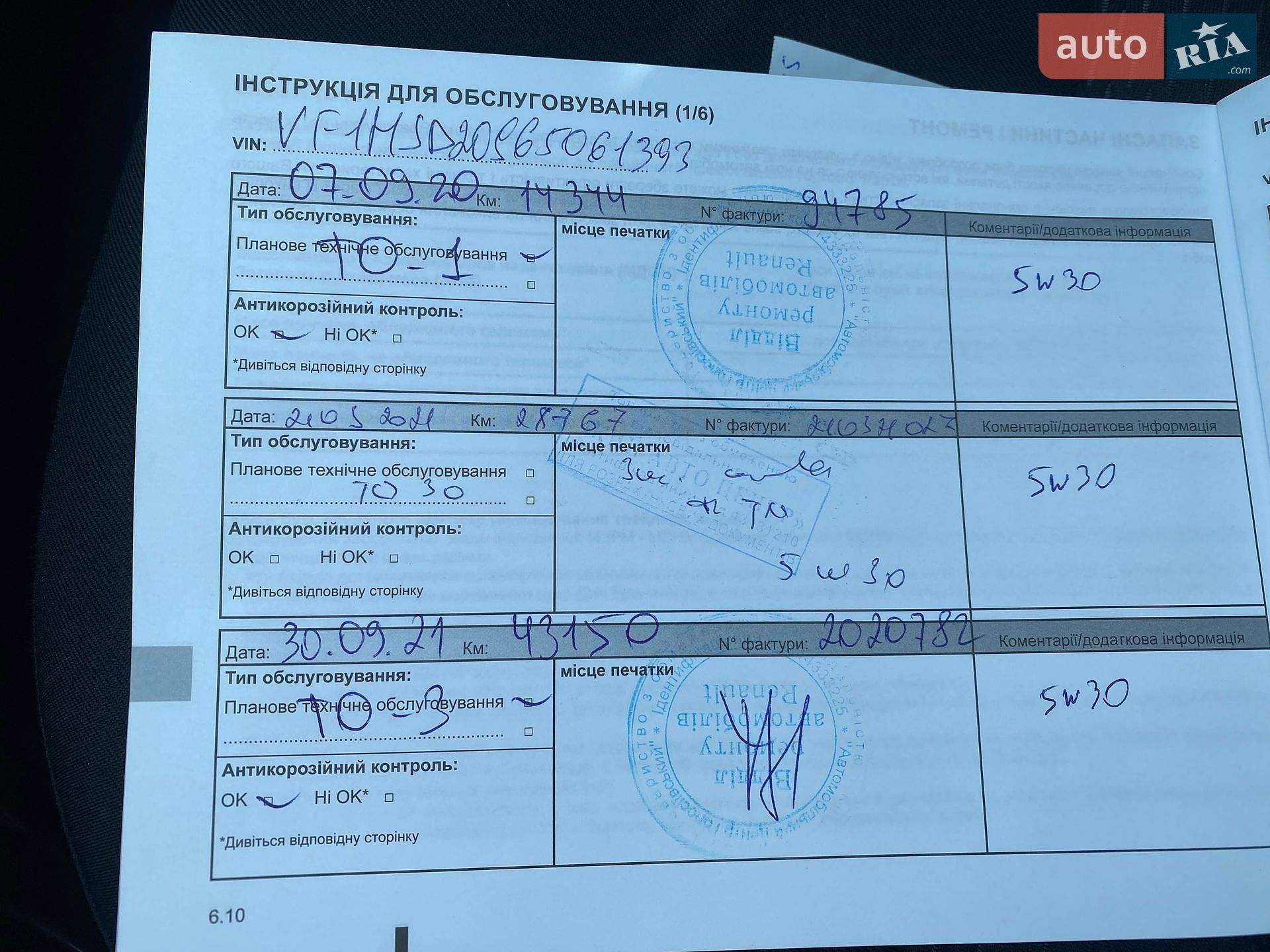 Renault Duster 2020 VIN VF1HJD20965061393 фото оголошення 11 з 13