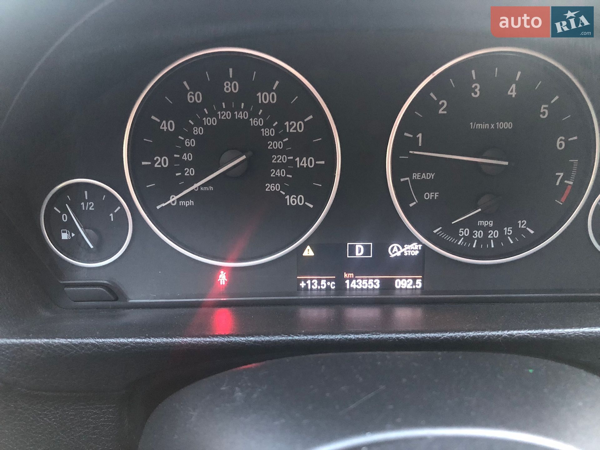 BMW 3 Series 2013 VIN WBA3C1G52DNR44321 фото оголошення 20 з 35