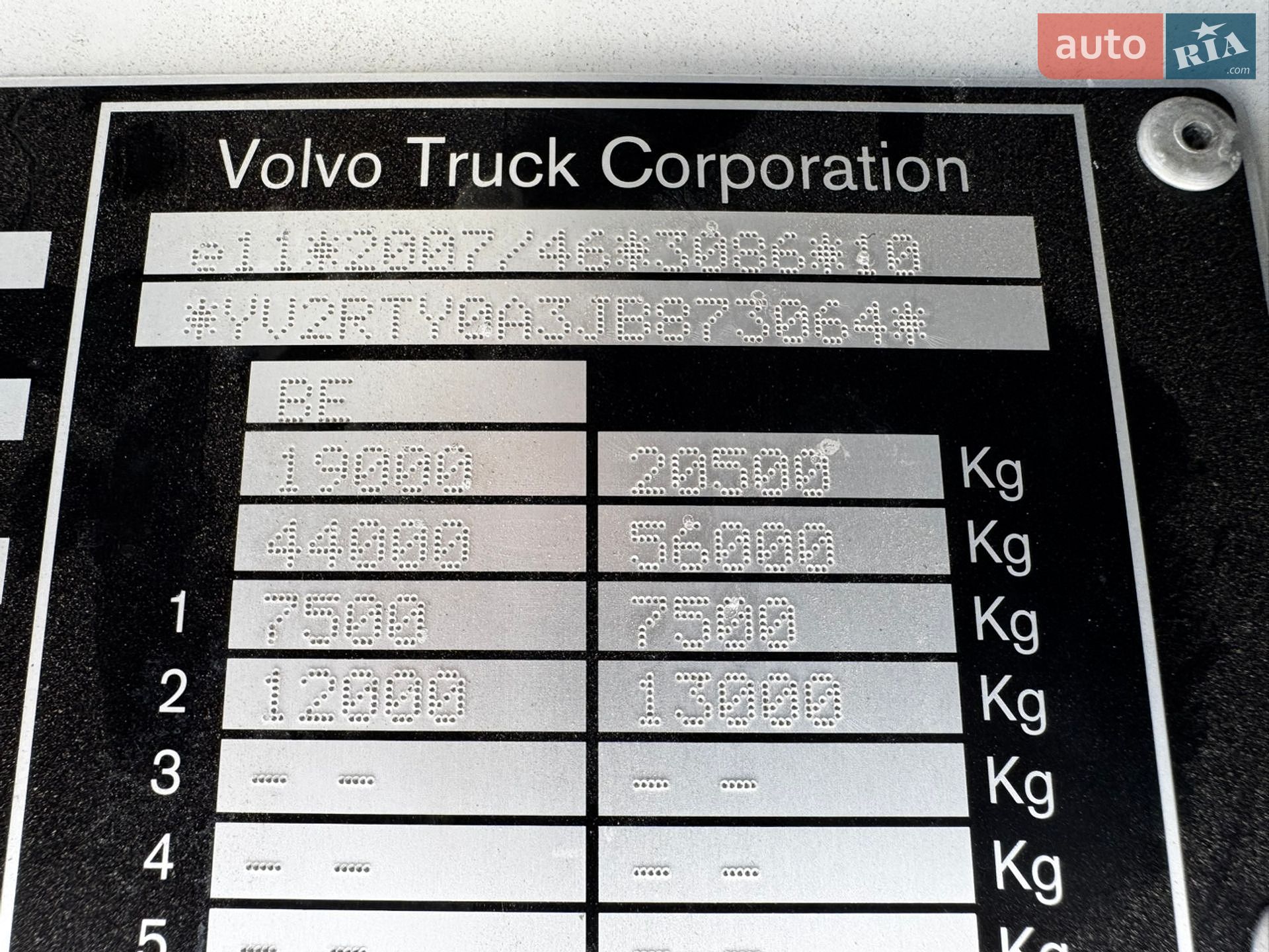 Volvo FH 13 2018 VIN YV2RTY0A3JB873064 фото оголошення 44 з 45