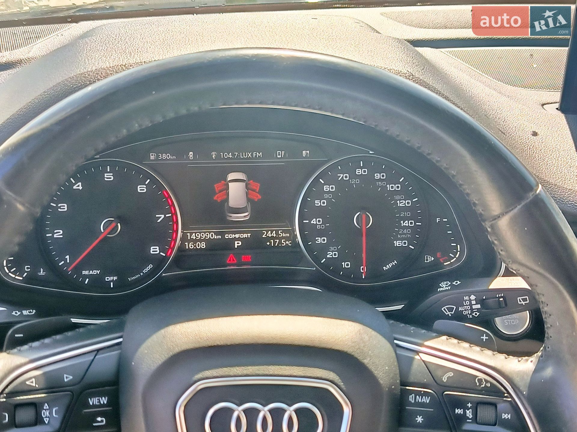 Audi Q7 2017 VIN WA1LAAF79HD043707 фото оголошення 10 з 13