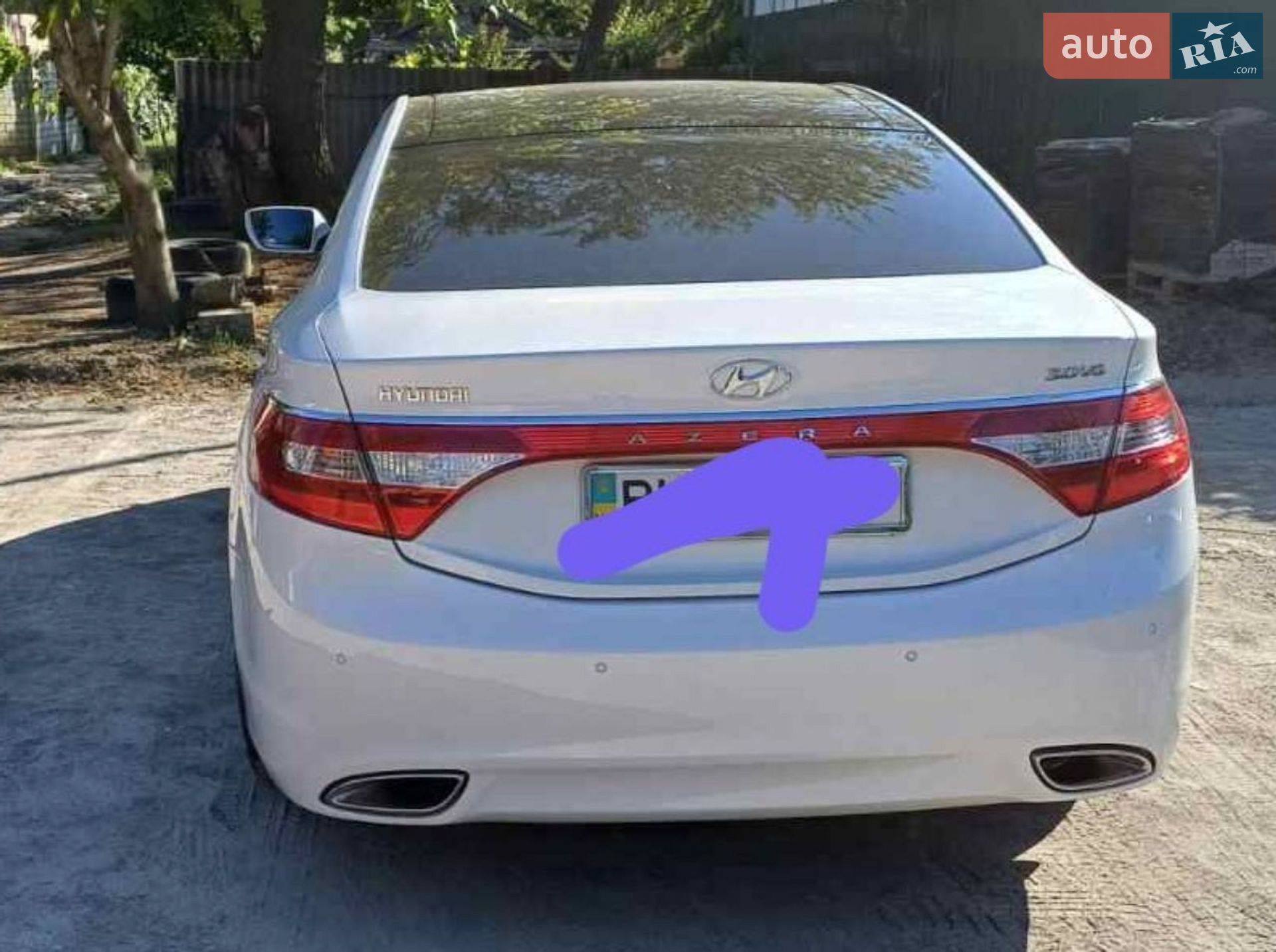 Hyundai Azera 2011 VIN KMHFH41HBCA046597 фото оголошення 5 з 5