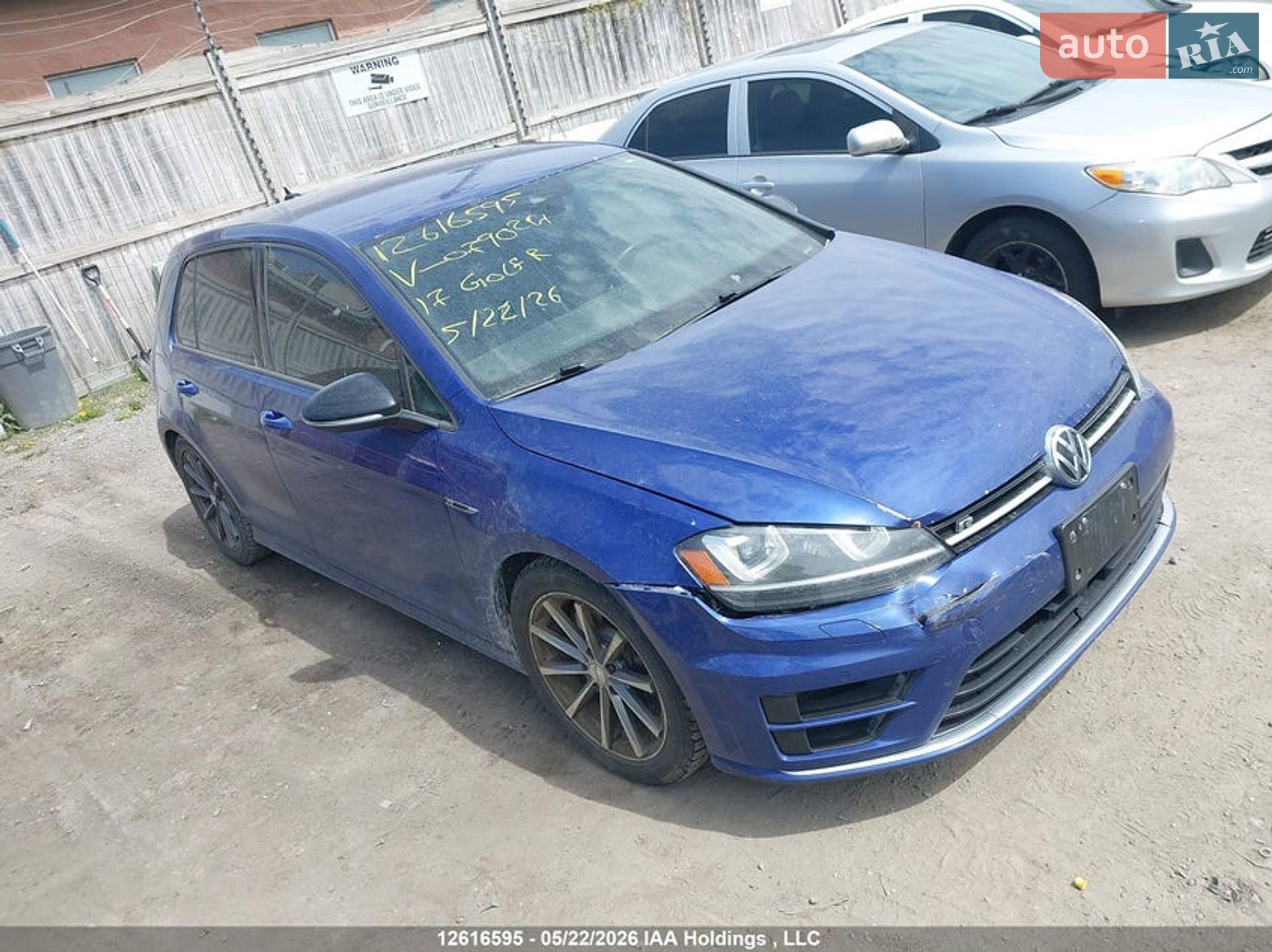 Volkswagen Golf R 2017 VIN WVWWF7AU6HW079024 фото оголошення 3 з 11