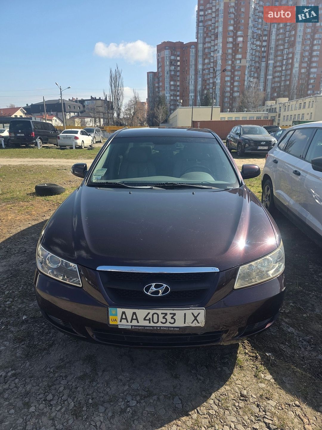 Hyundai Sonata 2007 VIN Y6LEU41CP7L001014 фото оголошення 2 з 26