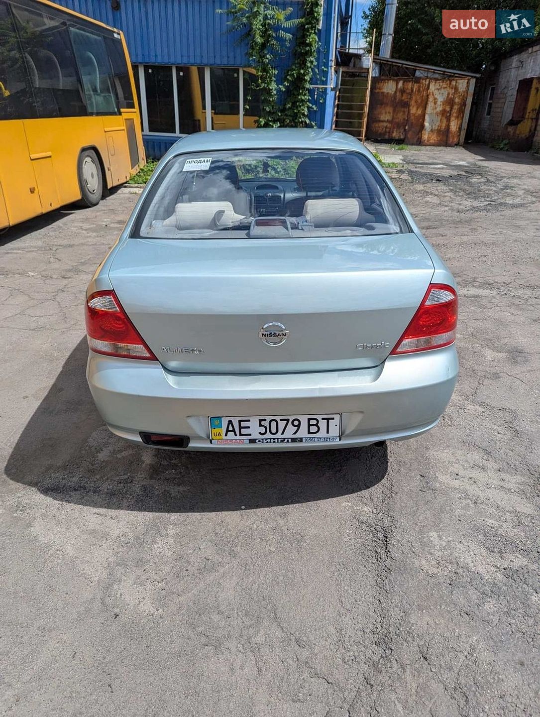 Nissan Almera Classic 2007 VIN KNMCSHLMS7P663271 фото оголошення 2 з 3