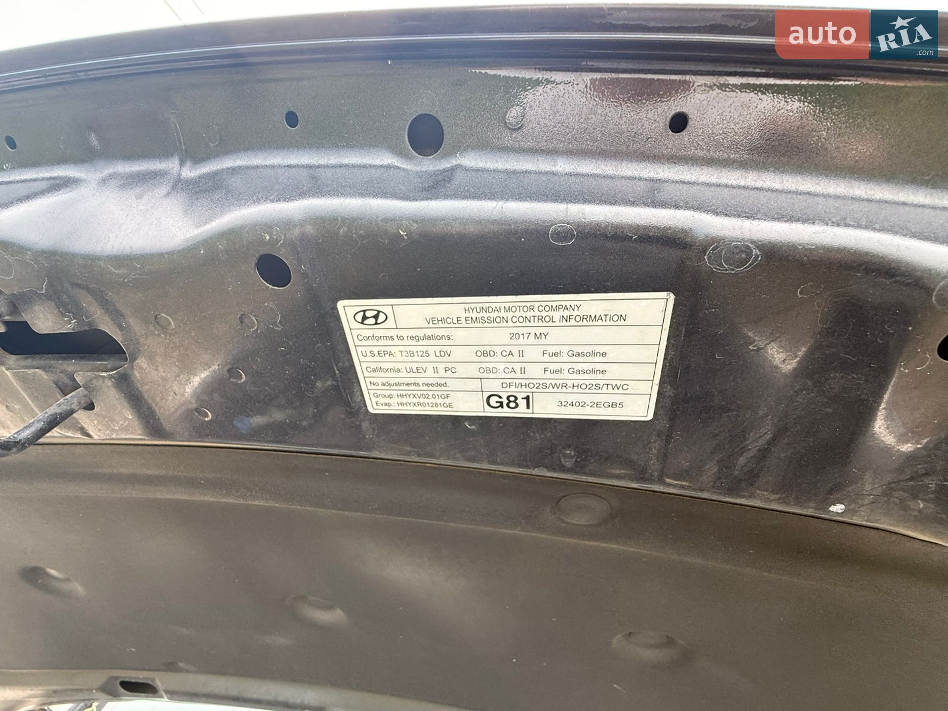Hyundai Elantra 2016 VIN KMHD35LH7HU348210 фото оголошення 20 з 20