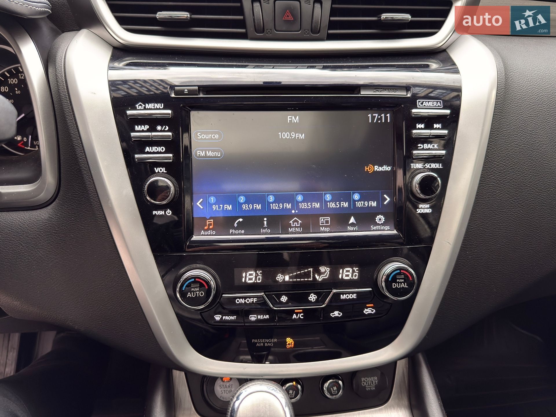 Nissan Murano 2017 VIN 5N1AZ2MH8HN157551 фото оголошення 18 з 31