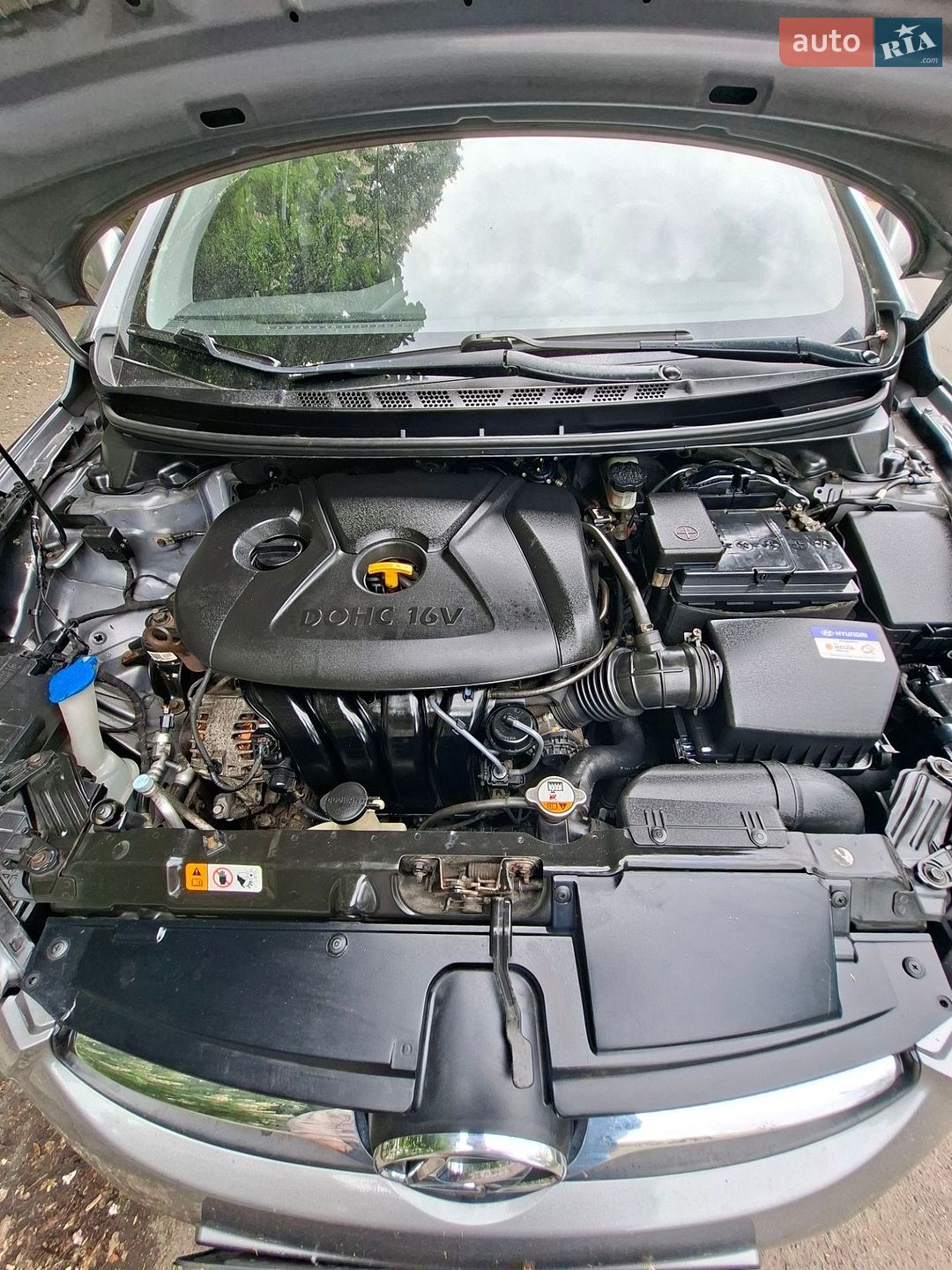 Hyundai Elantra 2012 VIN KMHDH41EBCU374406 фото оголошення 12 з 16