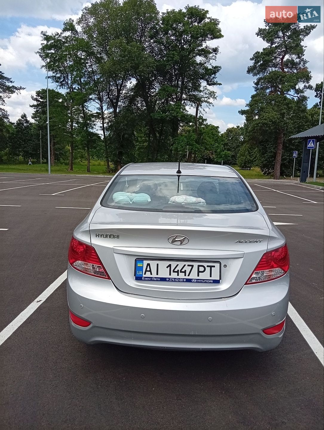Hyundai Accent 2012 VIN Z94CU41DBCR107878 фото оголошення 6 з 7
