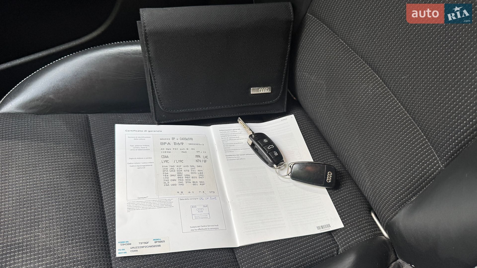 Audi A3 2011 VIN WAUZZZ8P2CA056598 фото оголошення 51 з 52