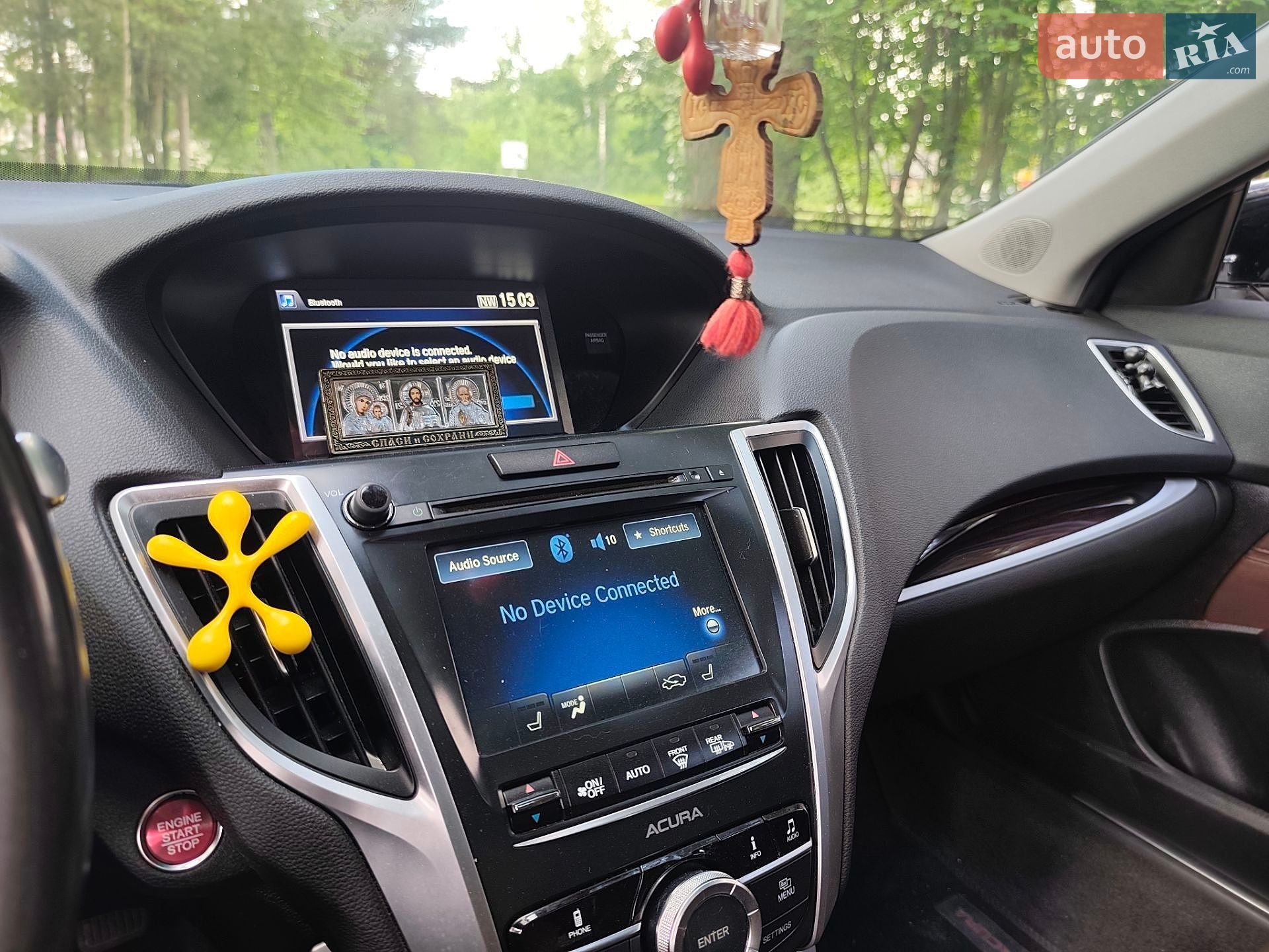 Acura TLX 2015 VIN 19UUB1F35GA001993 фото оголошення 10 з 18