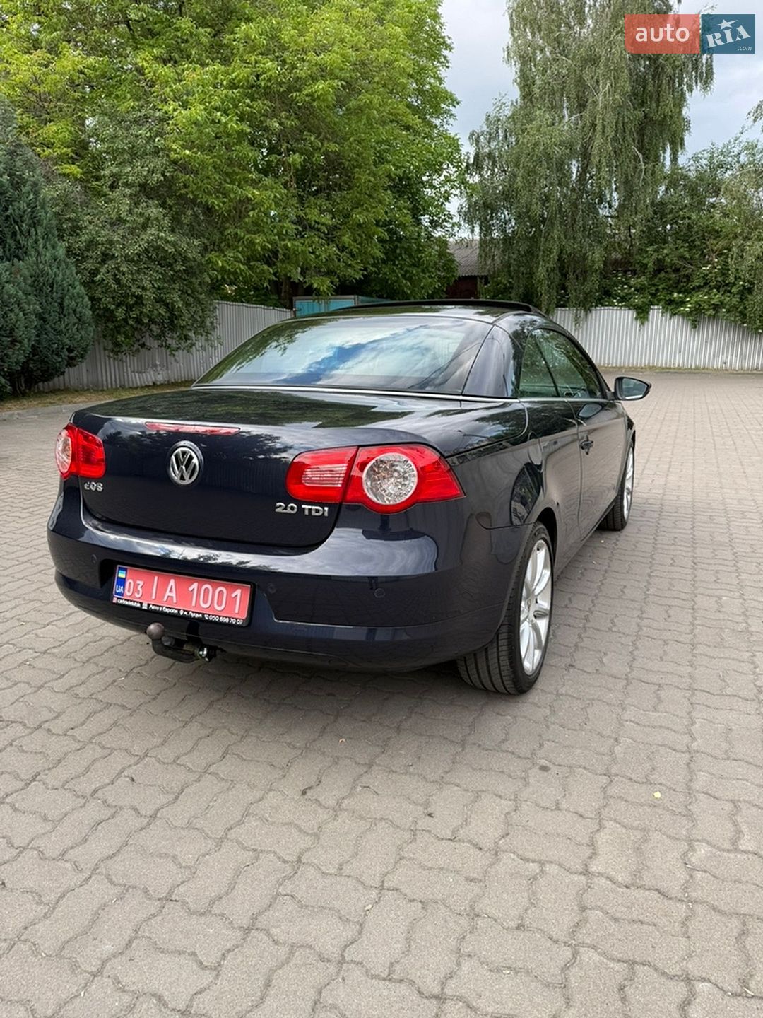 Volkswagen Eos 2009 VIN WVWZZZ1FZ9V029291 фото оголошення 6 з 35