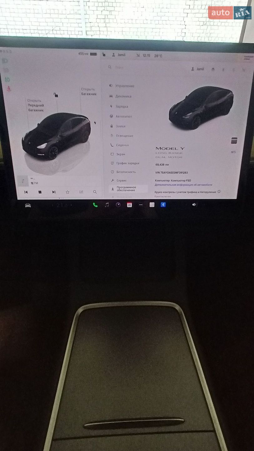 Tesla Model Y 2022 VIN 7SAYGAEE0NF391283 фото оголошення 9 з 9