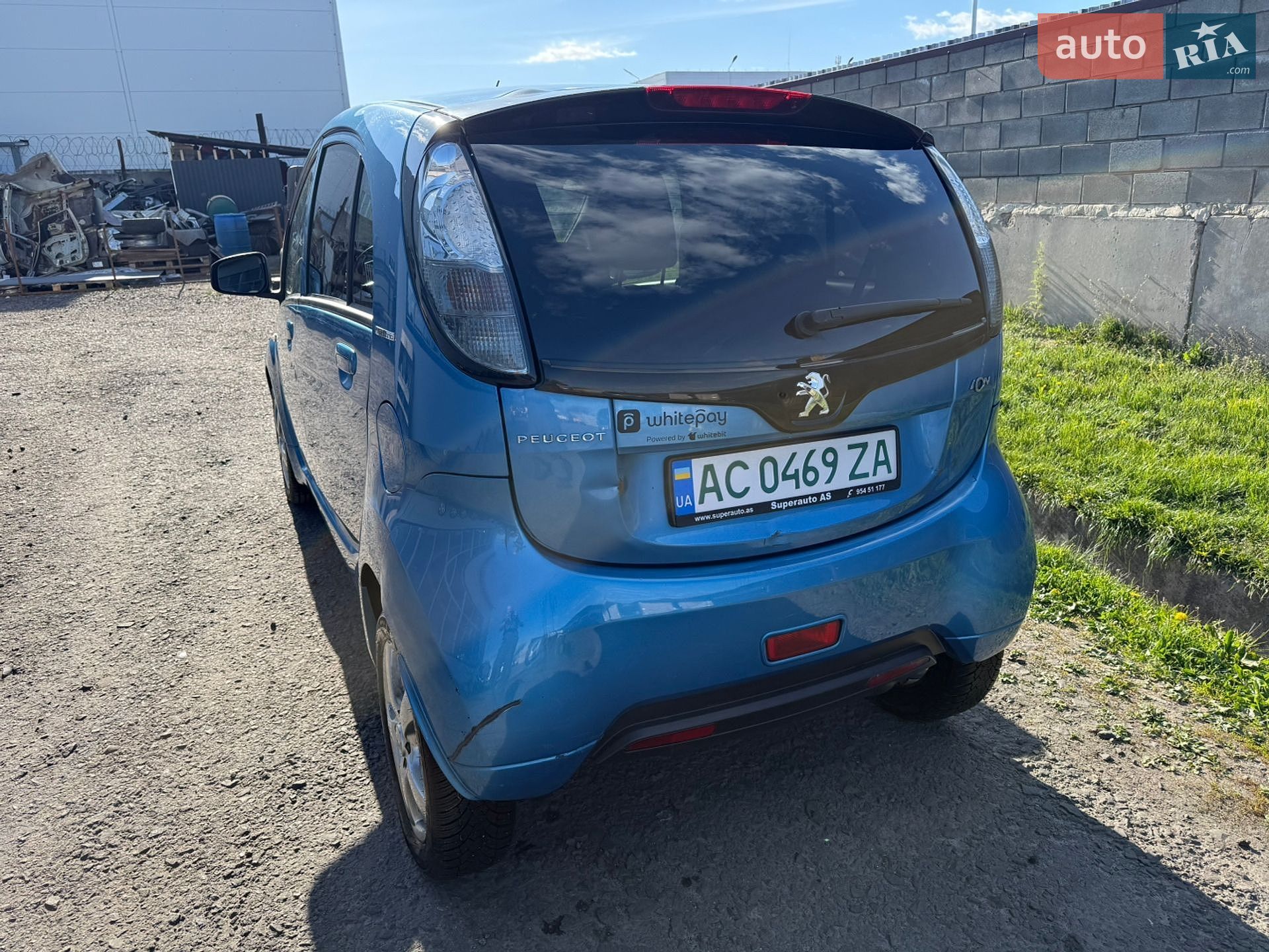 Peugeot iOn 2011 VIN VF31NZKZZCU801689 фото оголошення 6 з 23