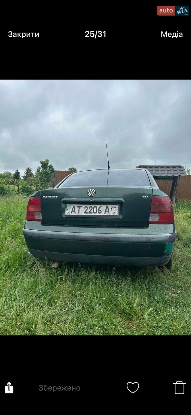 Volkswagen Passat 1997 VIN WVWZZZ3B2VE033988 фото оголошення 2 з 4