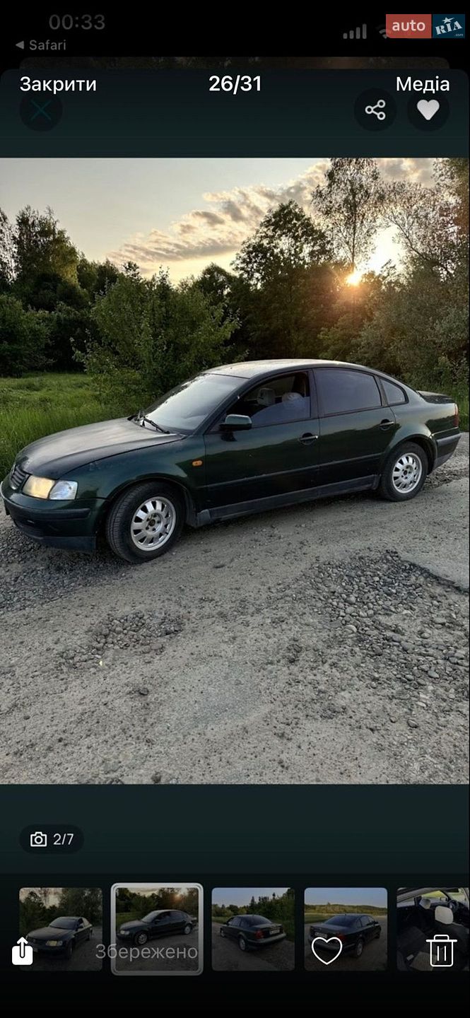 Volkswagen Passat 1997 VIN WVWZZZ3B2VE033988 фото оголошення 3 з 4