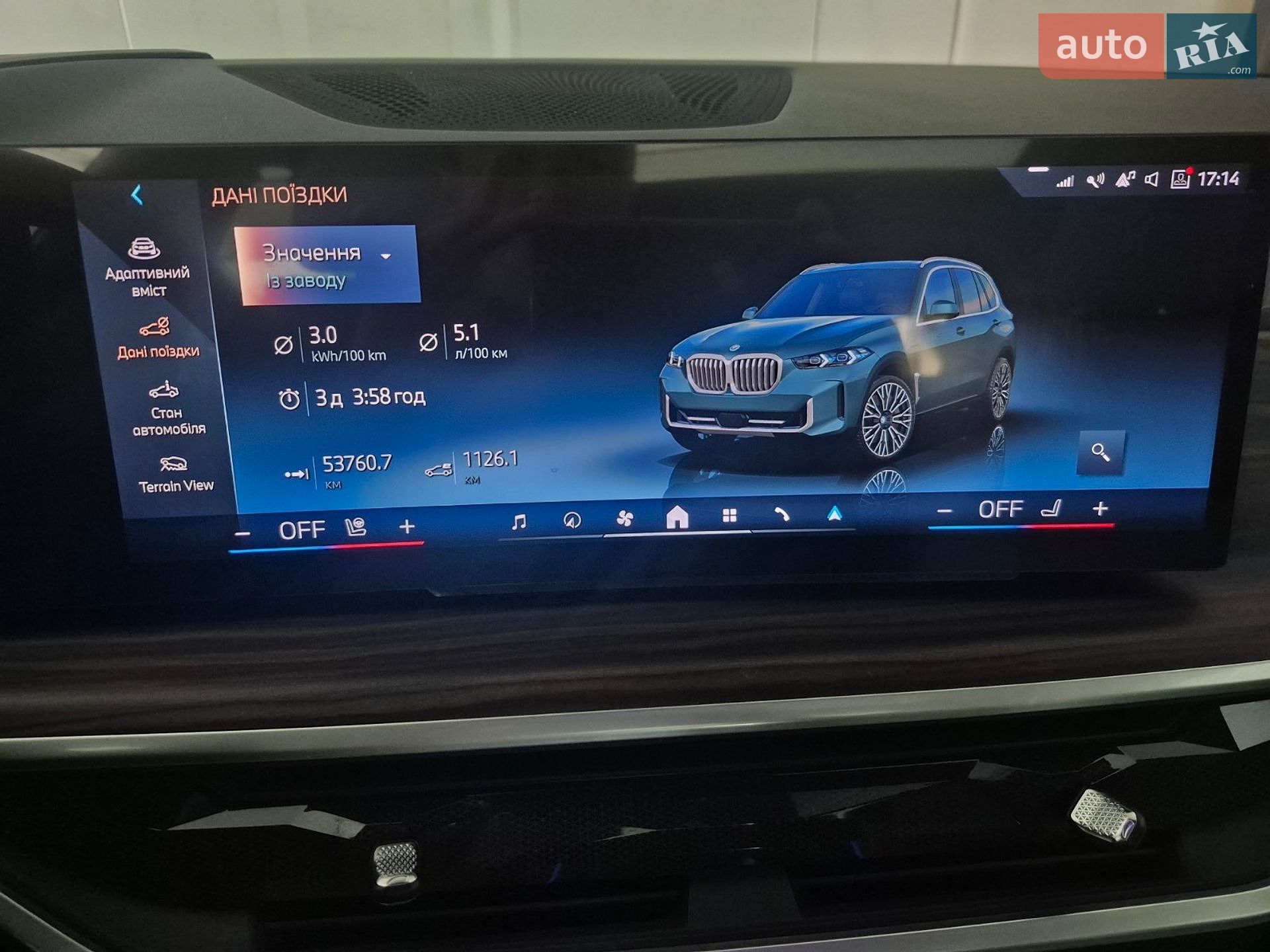 BMW X5 2023 VIN 5UX43EU0XR9S94899 фото оголошення 10 з 25
