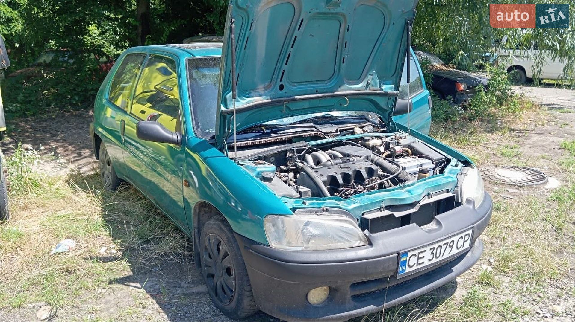 Peugeot 106 1997 VIN VF31CVJYE51490973 фото оголошення 2 з 5