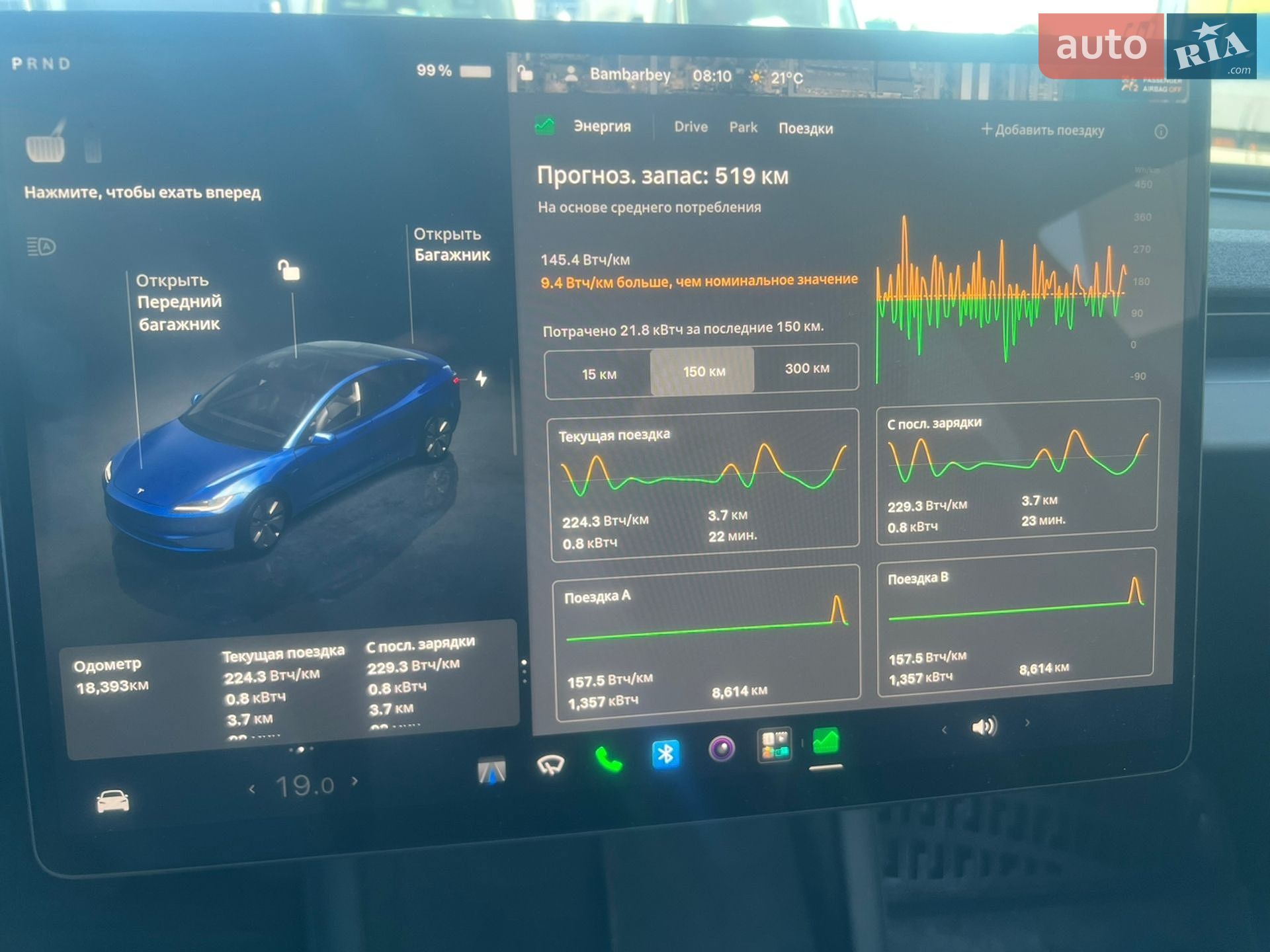 Tesla Model 3 2024 VIN 5YJ3E1EA7SF882228 фото оголошення 2 з 11