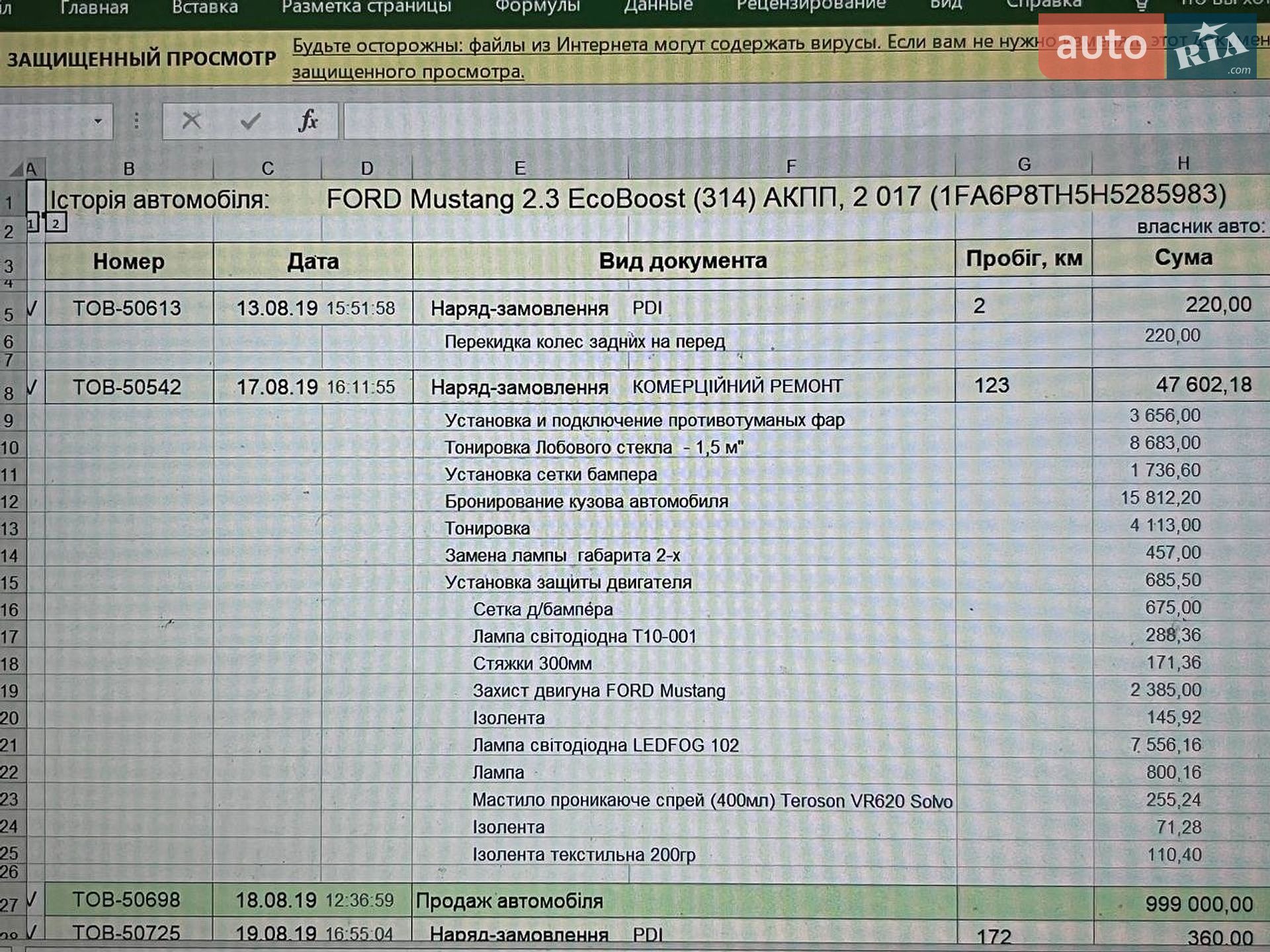 Ford Mustang 2017 VIN 1FA6P8TH5H5285983 фото оголошення 16 з 33