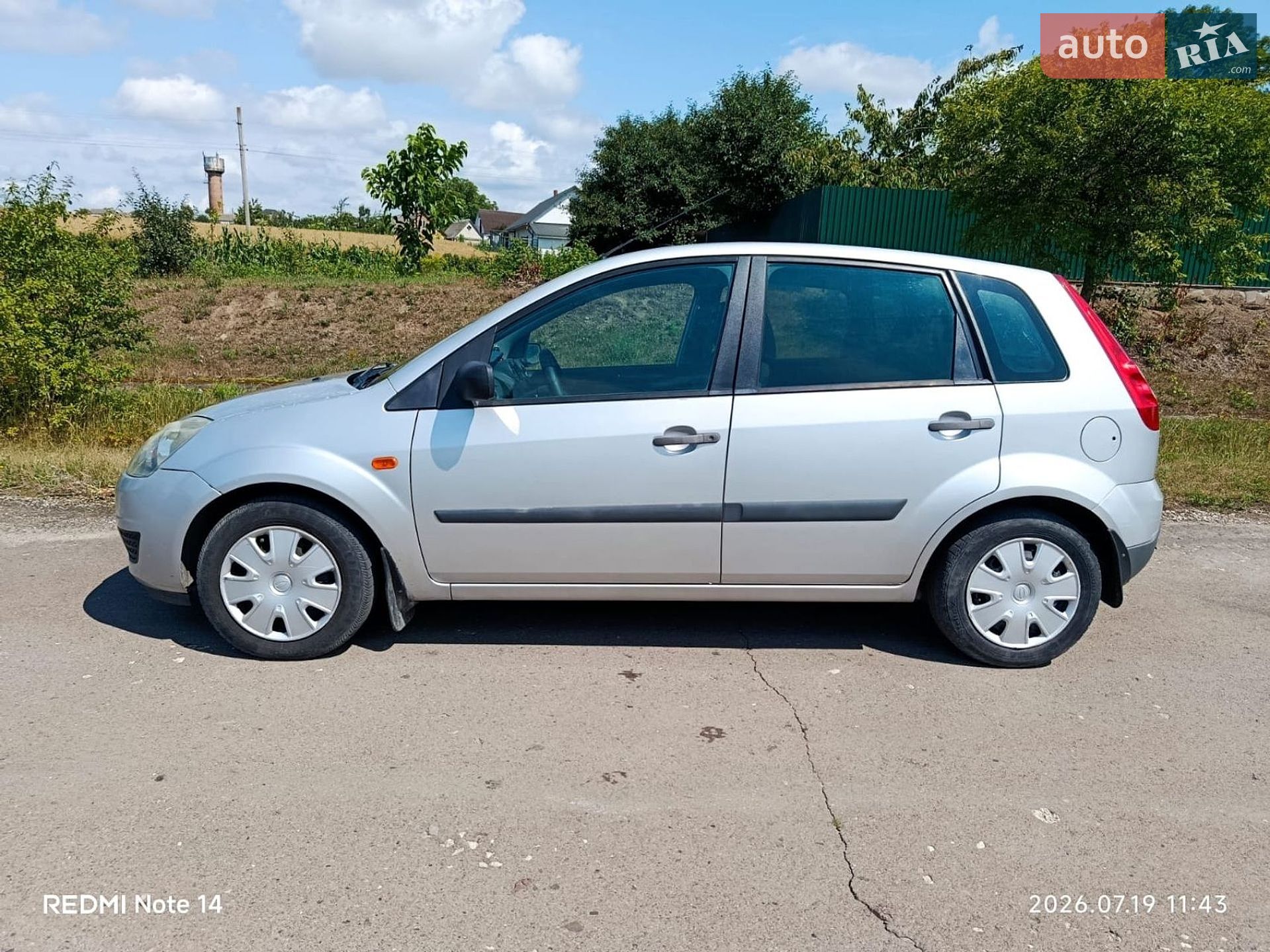 Ford Fiesta 2007 VIN WF0HXXGAJH7U57800 фото оголошення 8 з 19