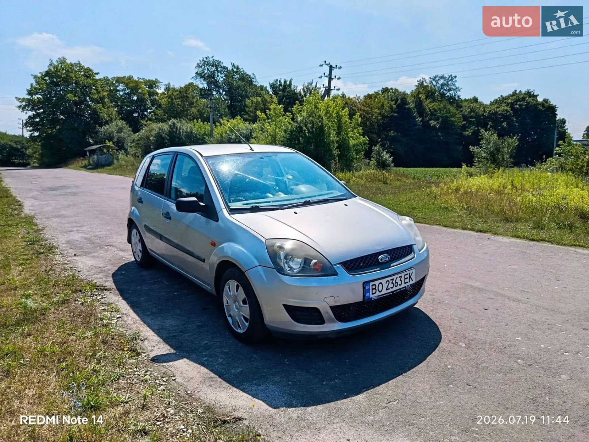 Ford Fiesta 2007 VIN WF0HXXGAJH7U57800 фото оголошення 3 з 19