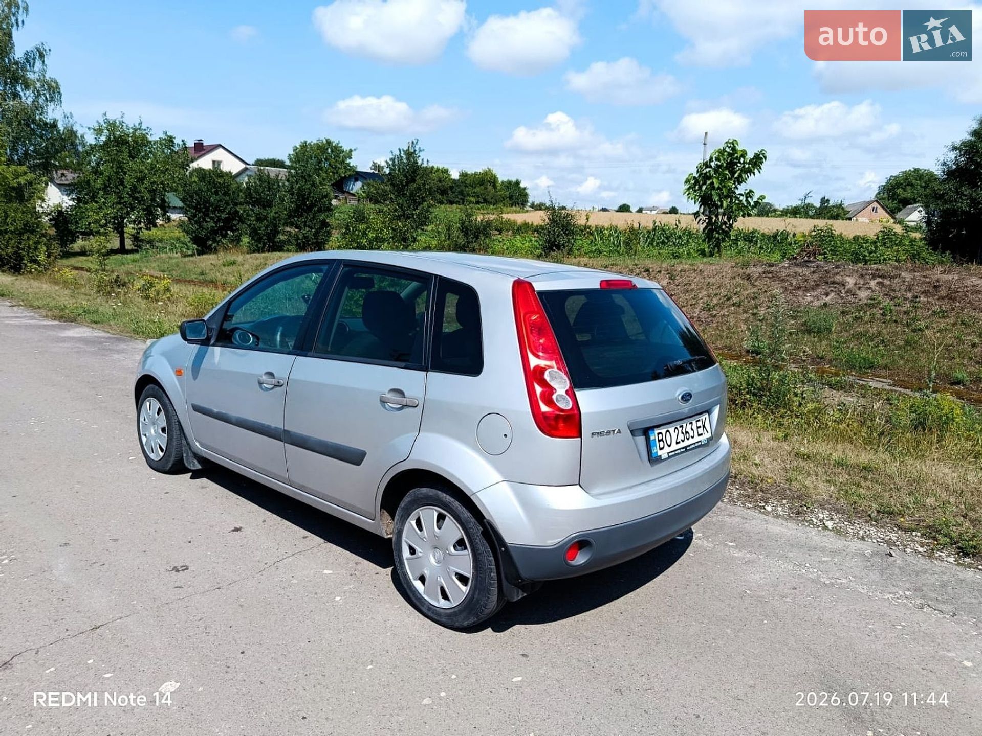 Ford Fiesta 2007 VIN WF0HXXGAJH7U57800 фото оголошення 7 з 19