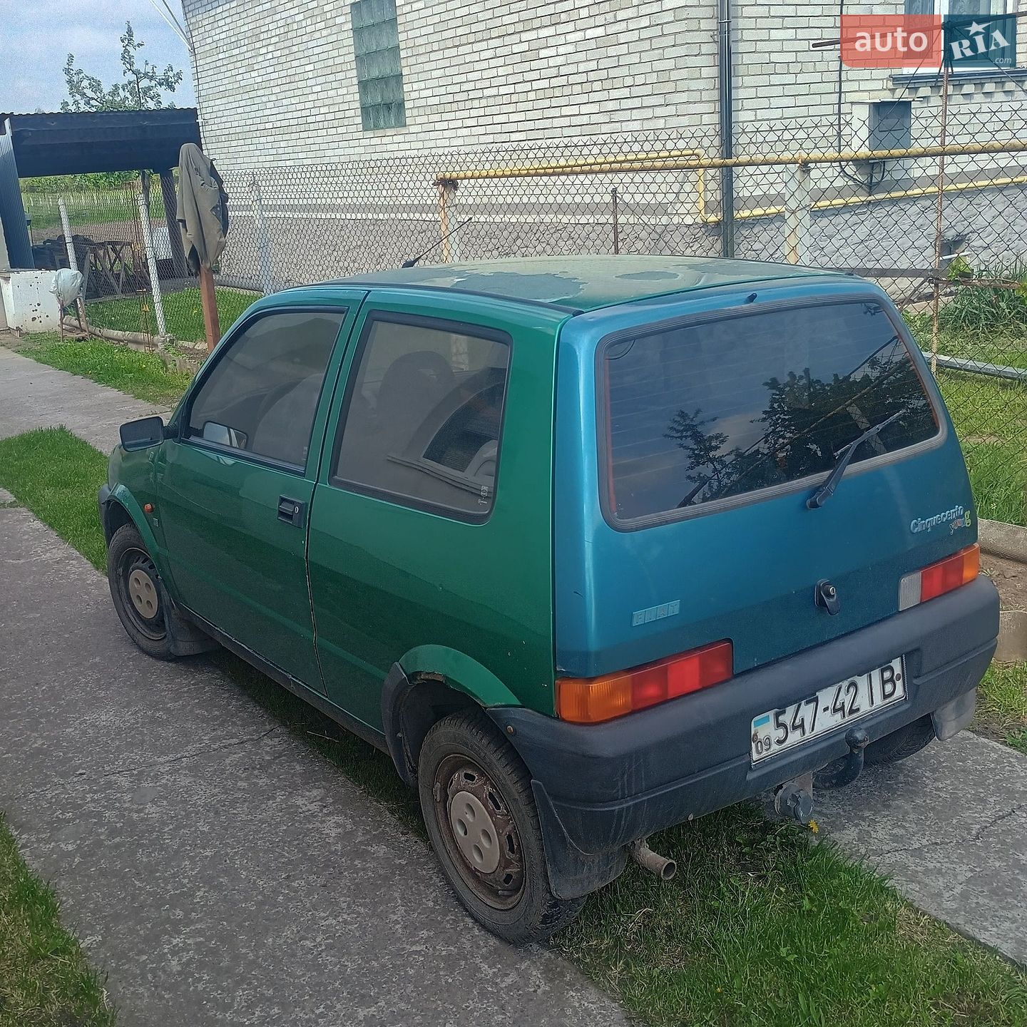 Fiat Cinquecento 1993 VIN ZFA17000000399753 фото оголошення 4 з 14