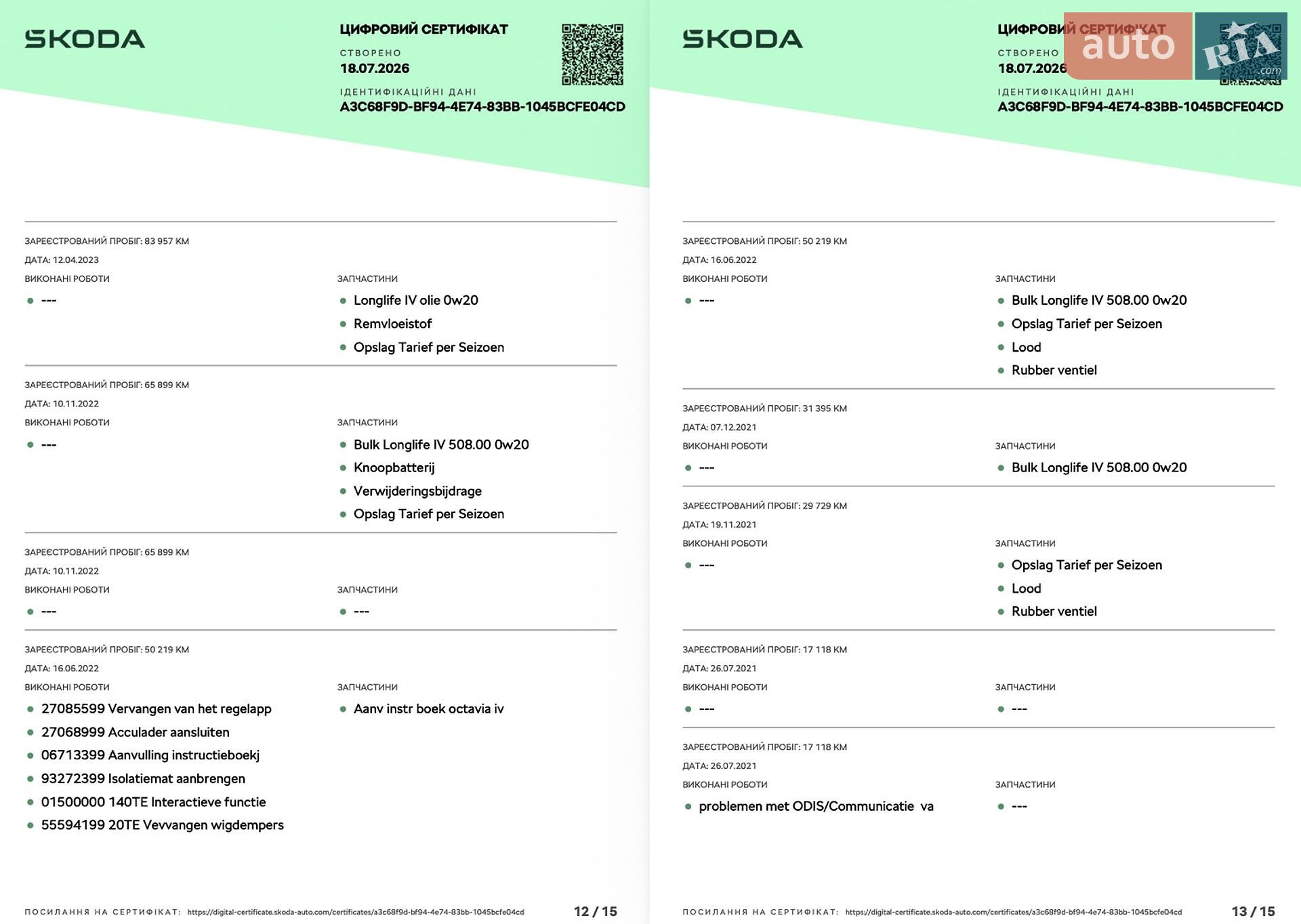 Skoda Octavia 2021 VIN TMBAW7NX0MY095409 фото оголошення 70 з 71