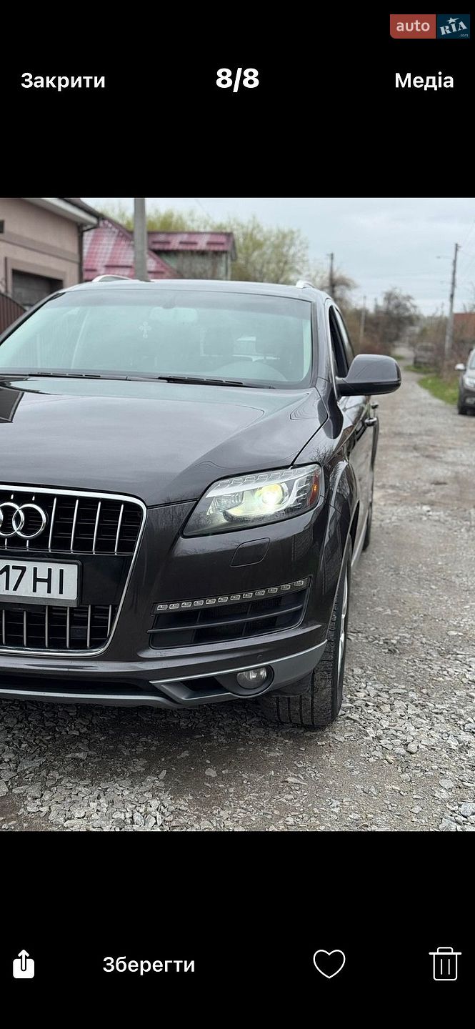 Audi Q7 2012 VIN WA1LGAFE3DD001833 фото оголошення 7 з 17