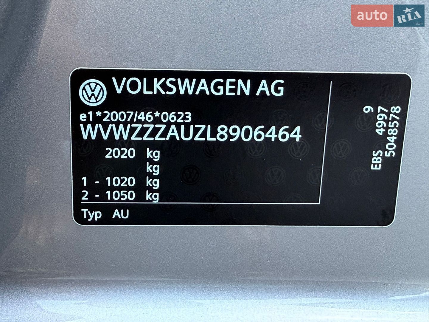 Volkswagen e-Golf 2019 VIN WVWZZZAUZL8906464 фото оголошення 17 з 39