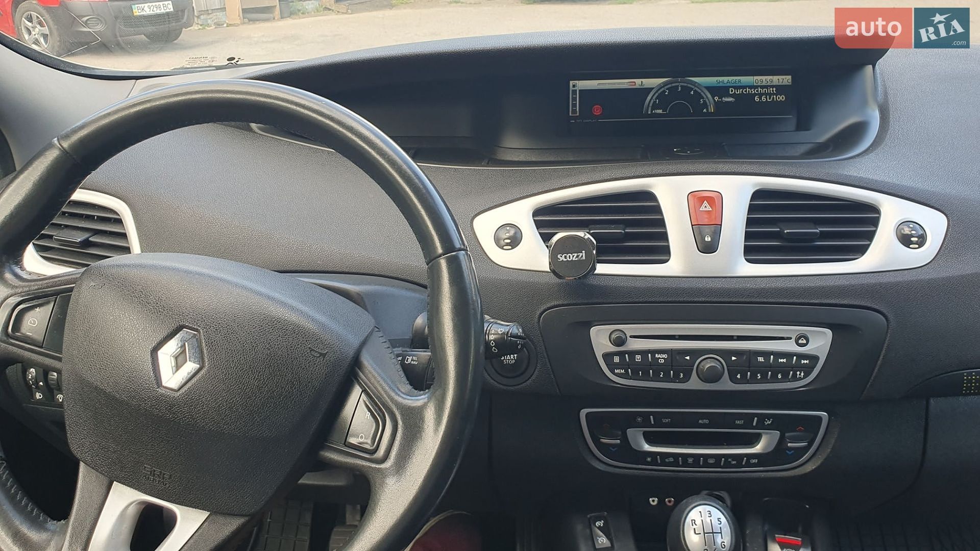 Renault Scenic 2009 VIN VF1JZ0DA641206998 фото оголошення 17 з 22