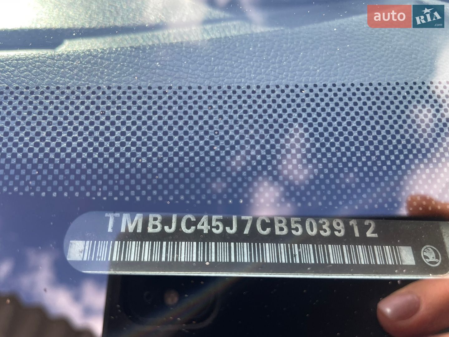 Skoda Fabia 2012 VIN Y6UJC45J7CB503912 фото оголошення 2 з 11
