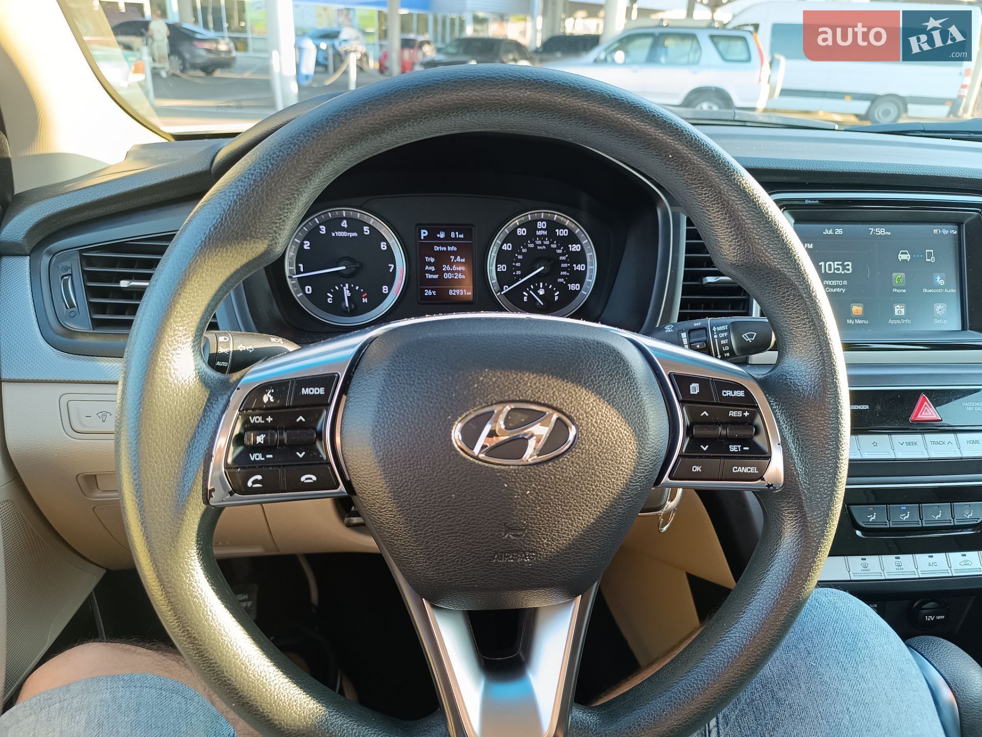 Hyundai Sonata 2017 VIN 5NPE24AF9JH606458 фото оголошення 4 з 19