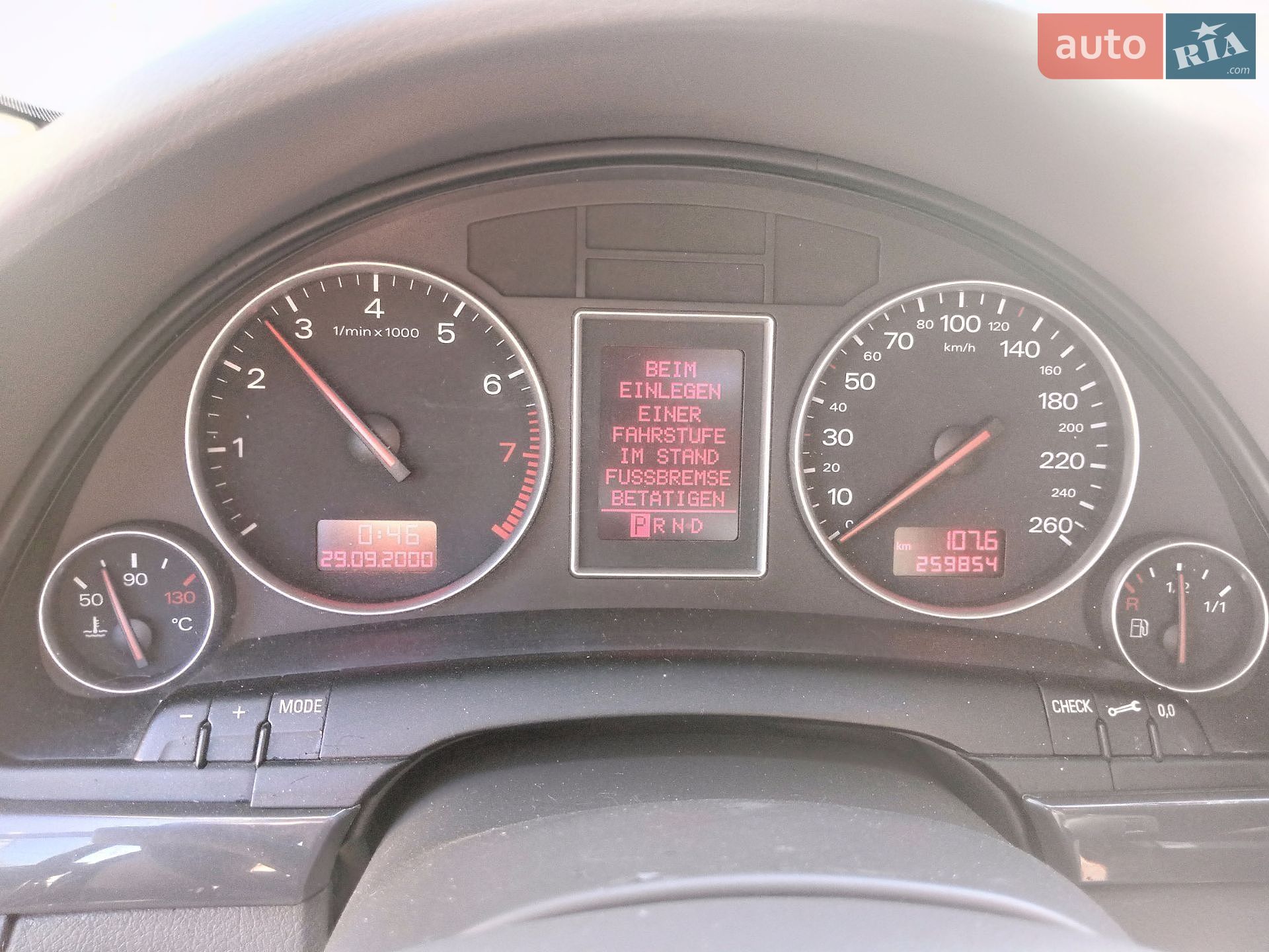 Audi A4 2002 VIN WAUZZZ8E32A068515 фото оголошення 9 з 12