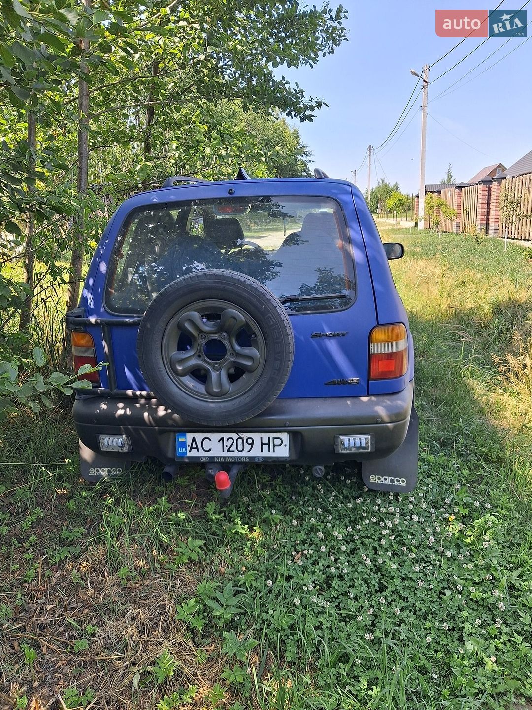 Kia Sportage 1996 VIN KNAJA5535T5109120 фото оголошення 2 з 3