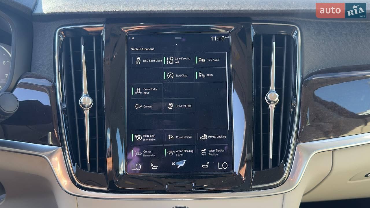 Volvo S90 2016 VIN YV1102AK1H1003585 фото оголошення 16 з 28