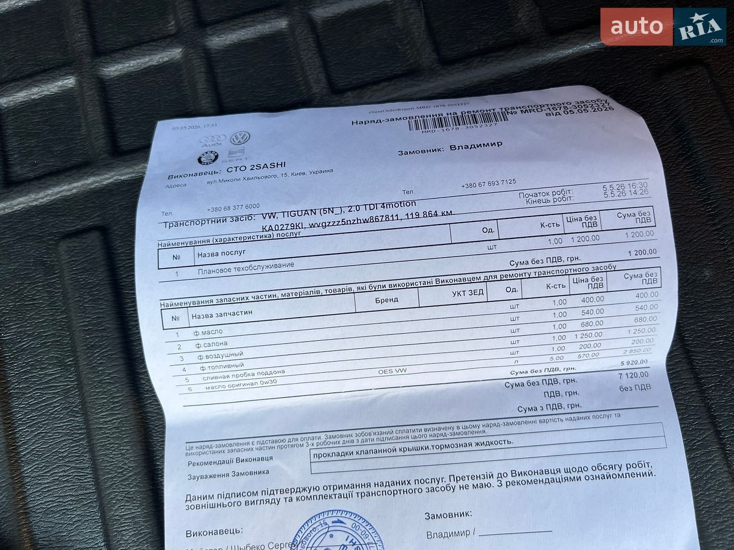 Volkswagen Tiguan 2016 VIN WVGZZZ5NZHW867811 фото оголошення 61 з 66
