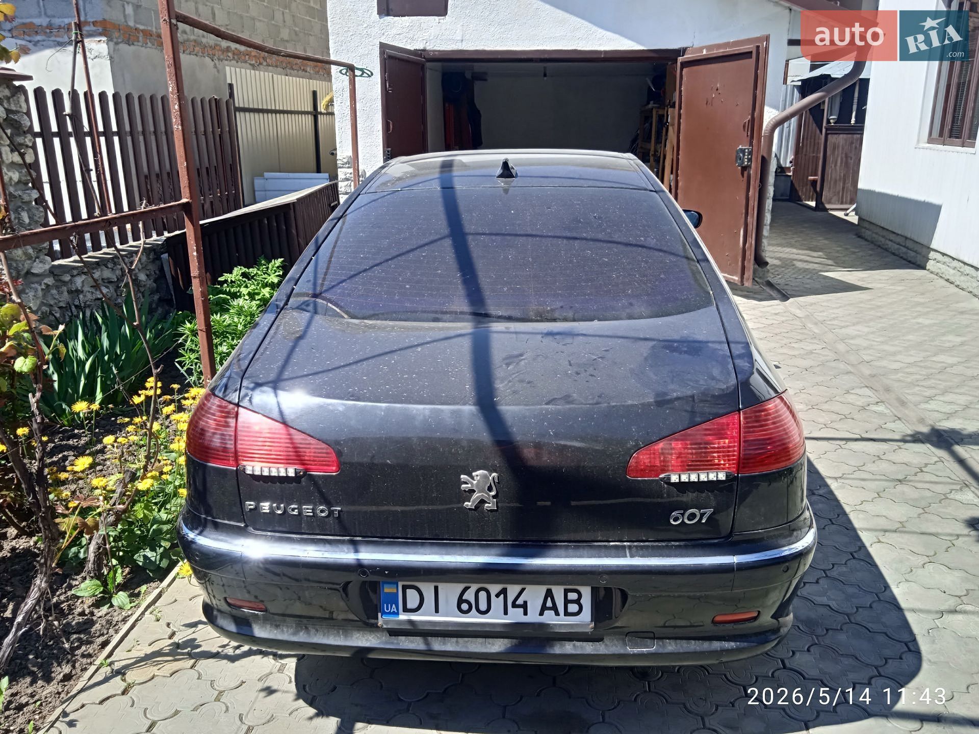 Peugeot 607 2005 VIN VF39UUHZJ92214780 фото оголошення 2 з 43
