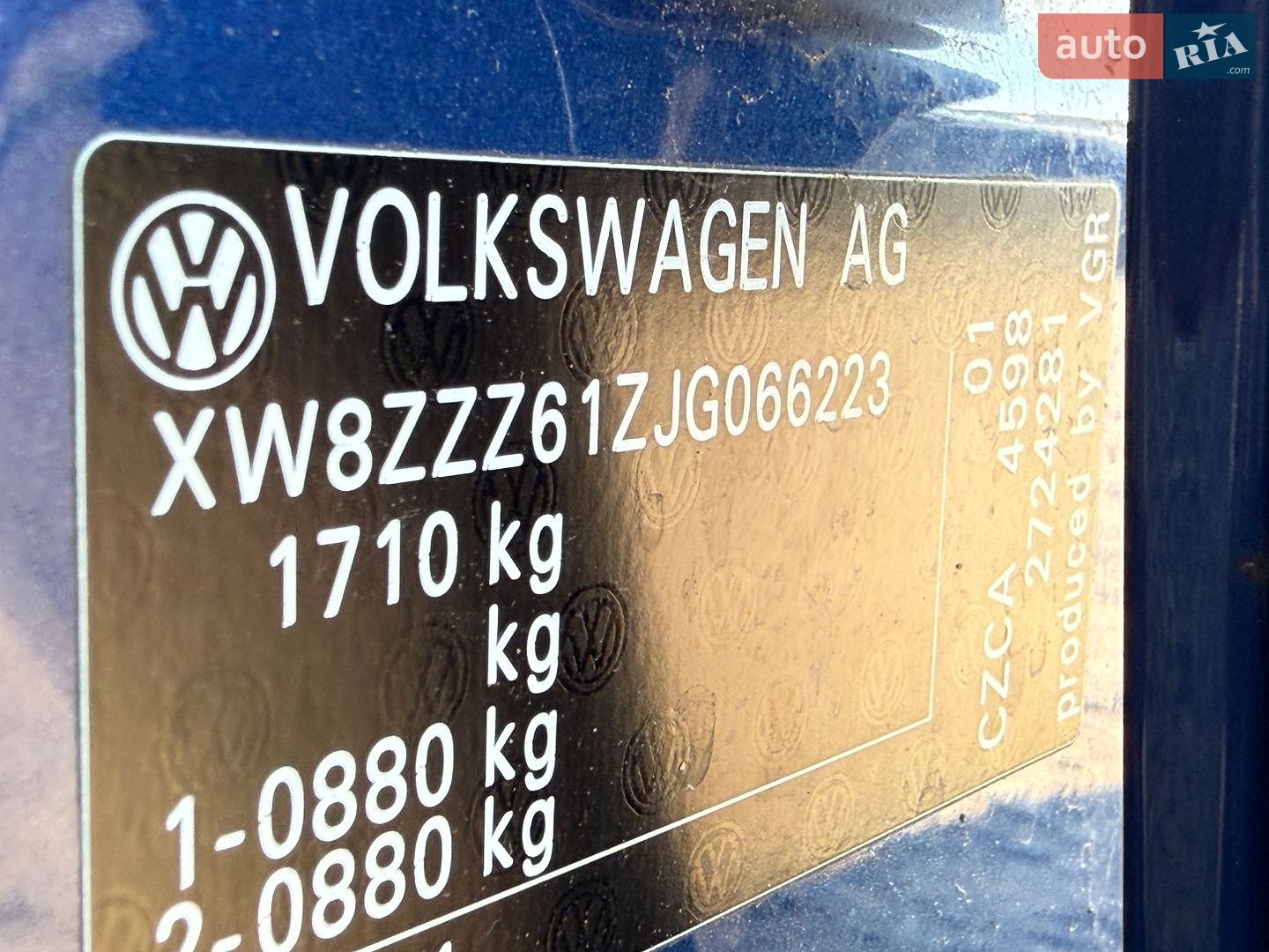 Volkswagen Polo 2018 VIN XW8ZZZ61ZJG066223 фото оголошення 49 з 50