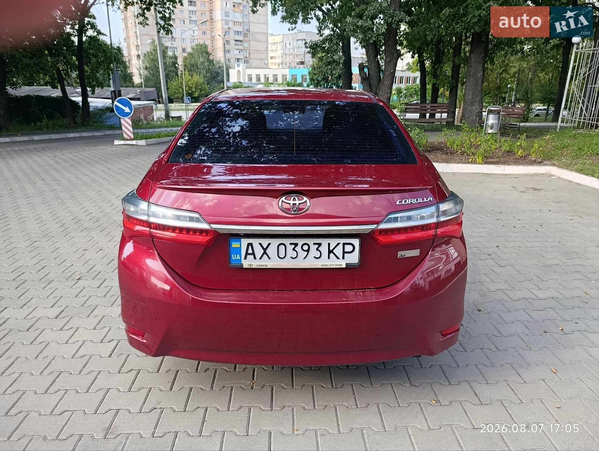 Toyota Corolla 2016 VIN NMTBB0JE90R170625 фото оголошення 3 з 9
