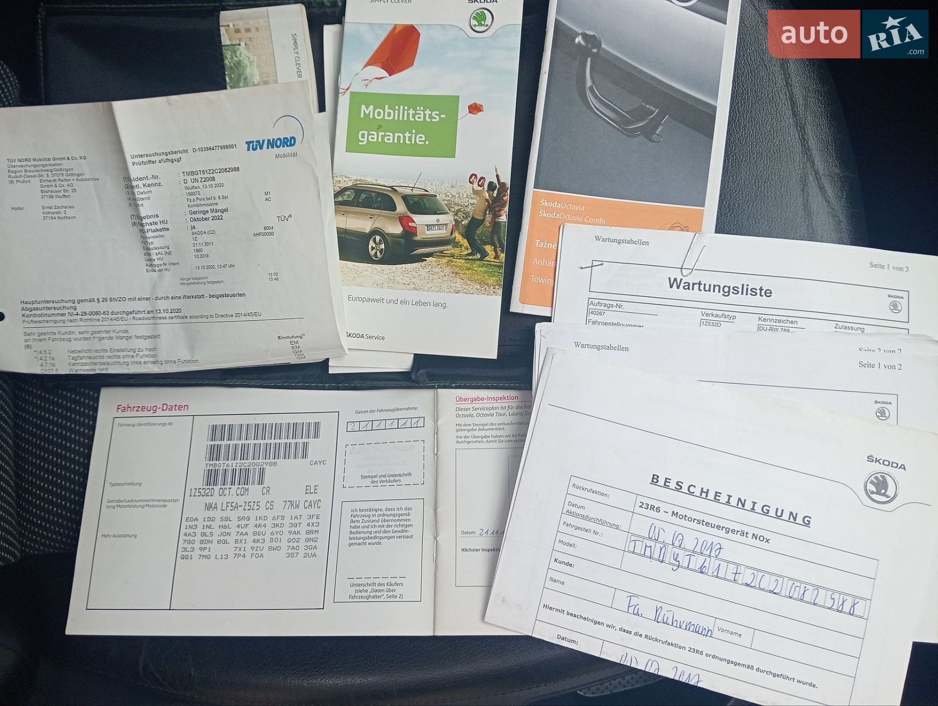 Skoda Octavia 2011 VIN TMBGT61Z2C2082988 фото оголошення 41 з 43
