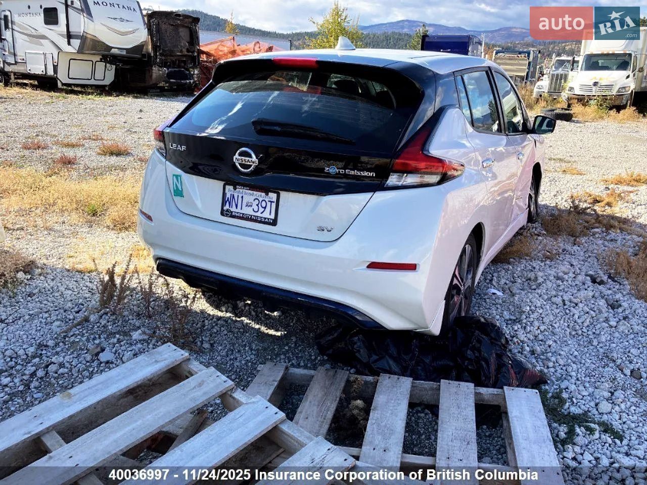 Nissan Leaf 2019 VIN 1N4AZ1CP1KC315647 фото оголошення 40 з 44