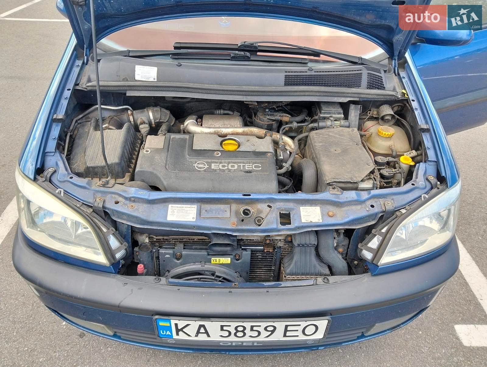 Opel Zafira 2002 VIN W0L0TGF7522268006 фото оголошення 2 з 14